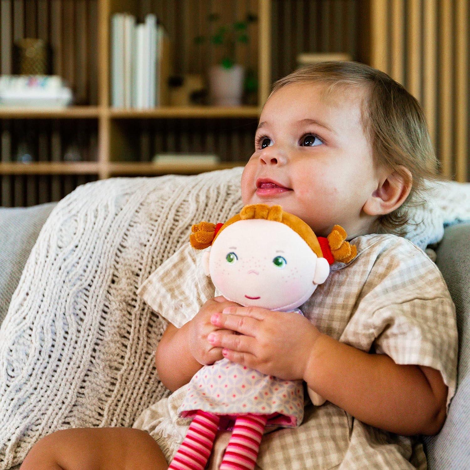 Muñeca Suave HABA Roya 25.4 cm Lavable para Bebés 2 Años