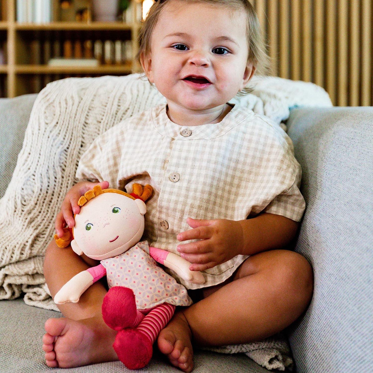 Muñeca Suave HABA Roya 25.4 cm Lavable para Bebés 2 Años