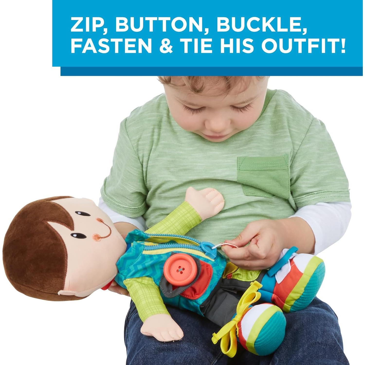 Muñeco de Peluche Actividad Playskool Dressy Boy 36.4 cm