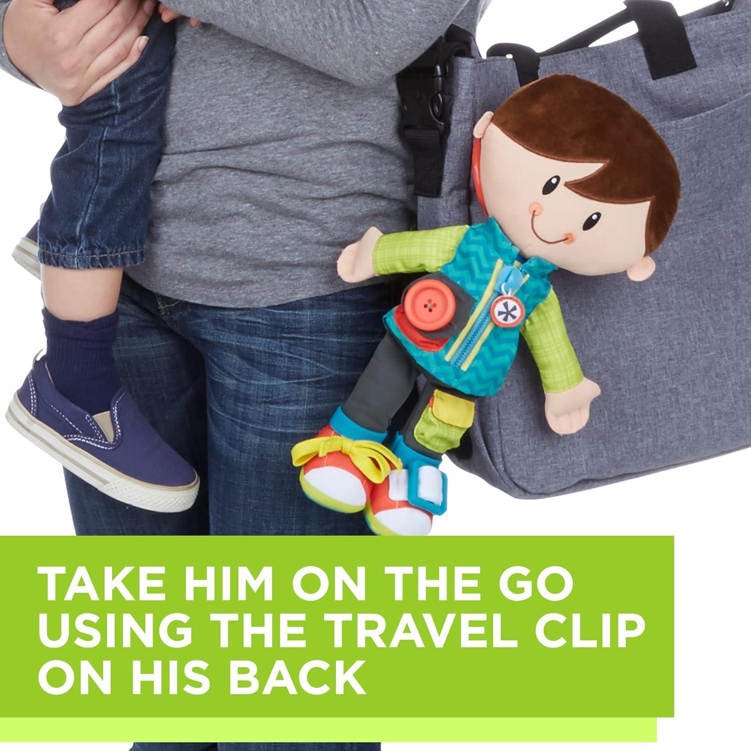 Muñeco de Peluche Actividad Playskool Dressy Boy 36.4 cm