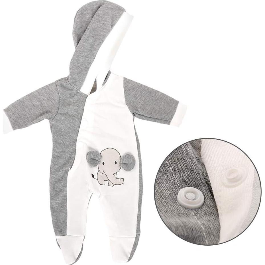 Conjunto de Ropa para Muñeca Enoch Elefante 35 cm Hecho a Mano