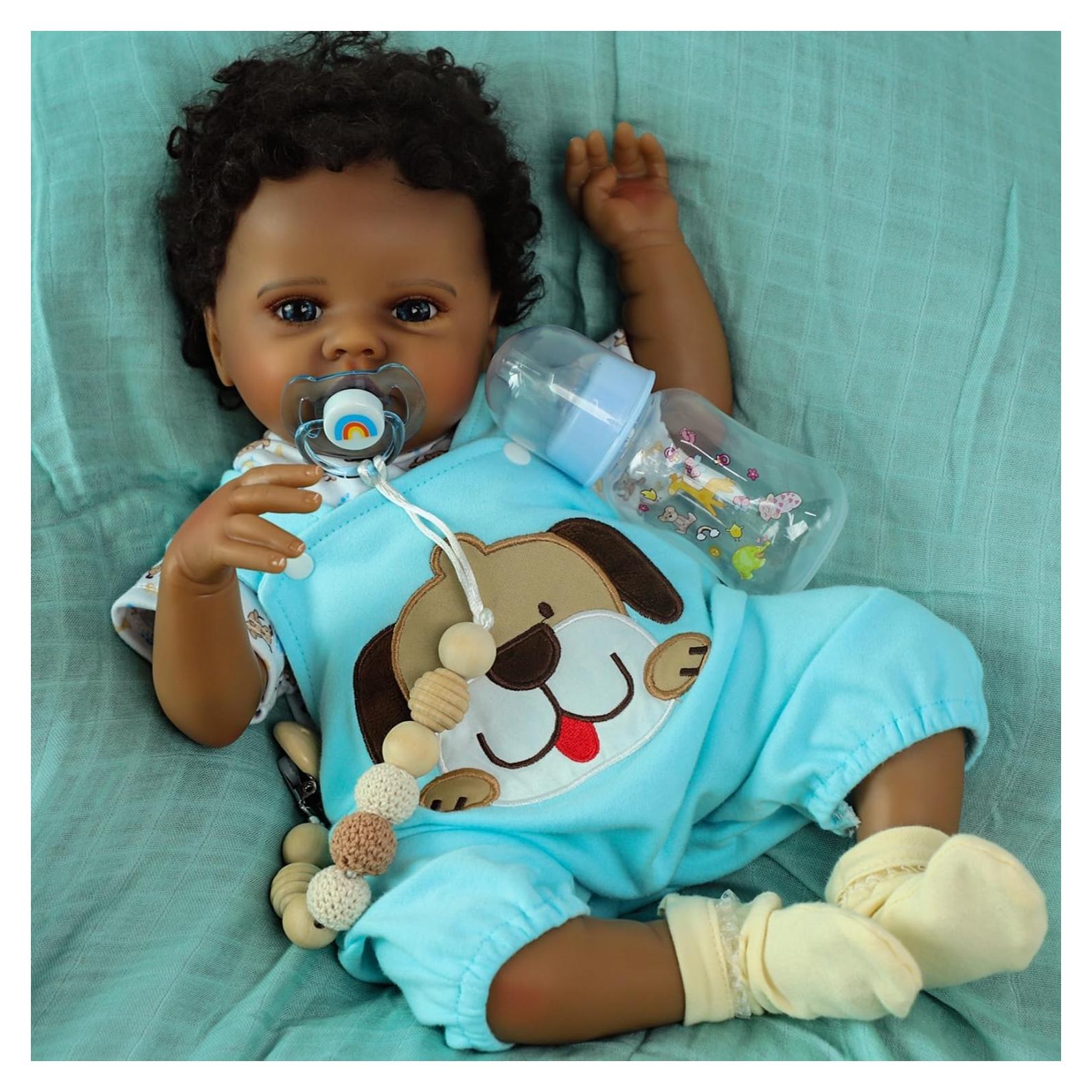 Muñeco Bebé Reborn SCOM Quinbee 50.8 cm Realista con Ropa