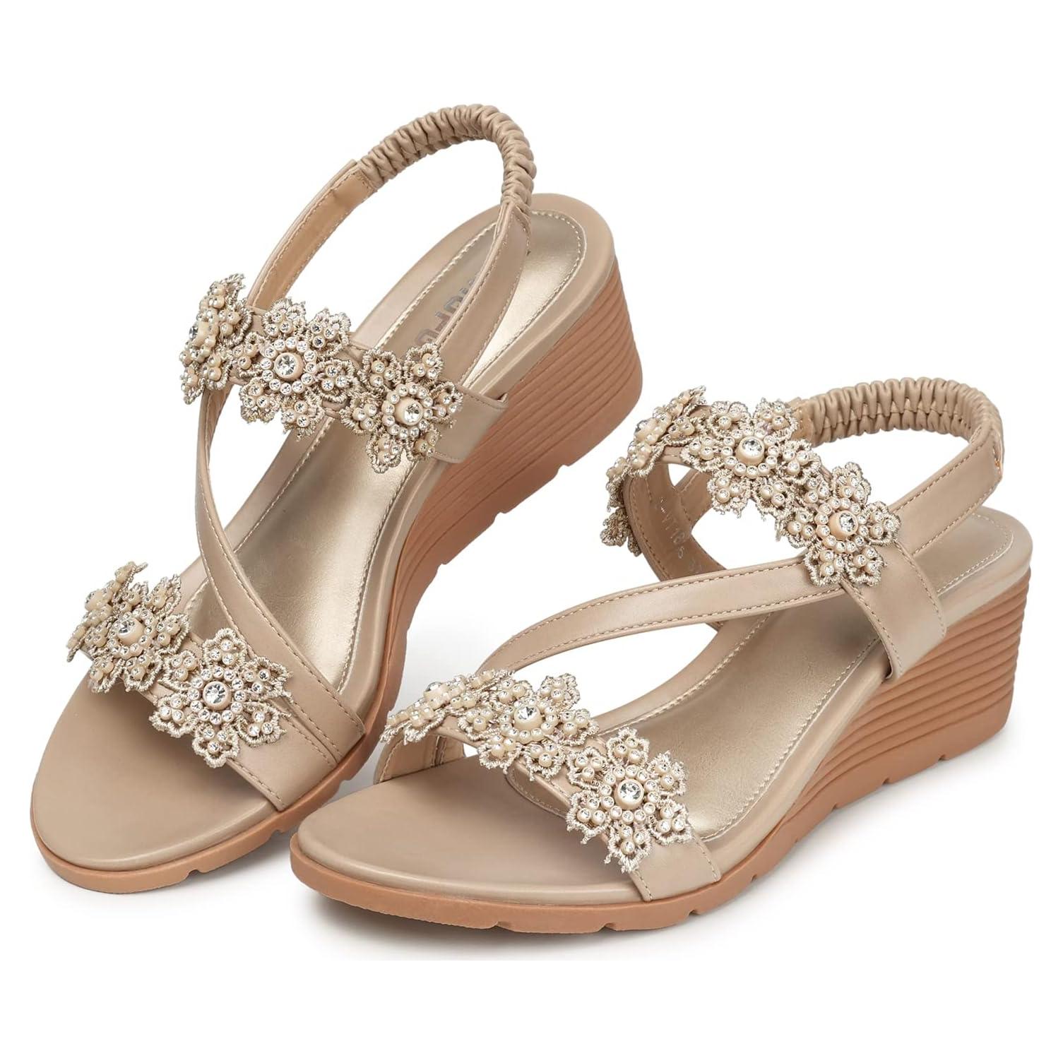 Sandalias Wedge TEMOFON para Mujeres Elegantes - Verano 2025