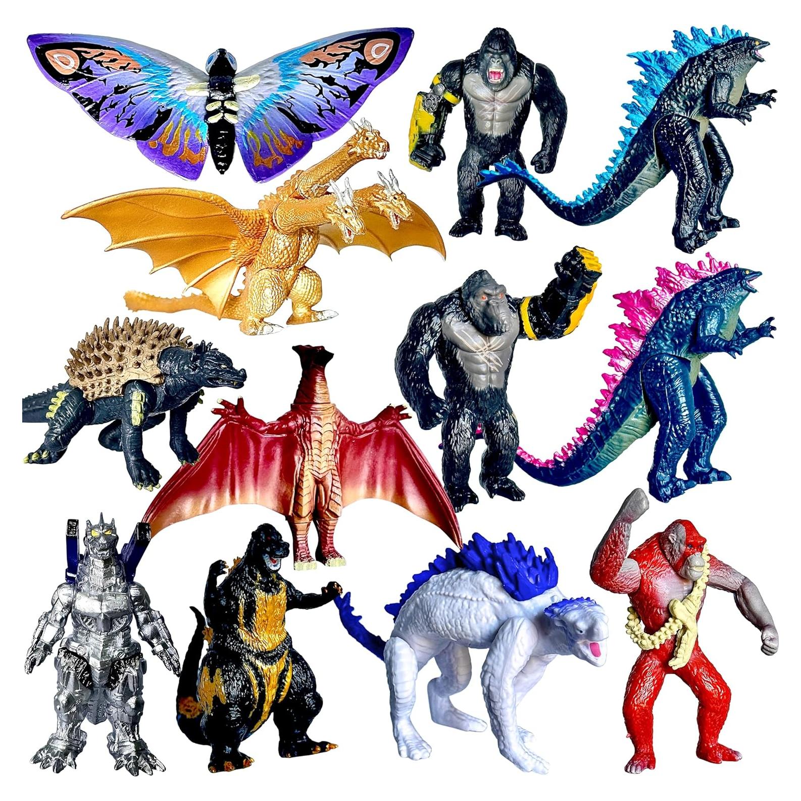 Conjunto de 12 Figuras de Acción Godzilla x Kong TwCare