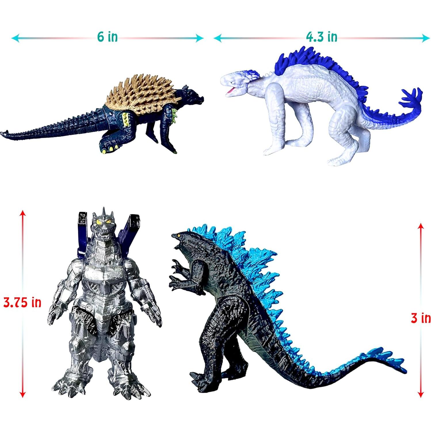 Conjunto de 12 Figuras de Acción Godzilla x Kong TwCare