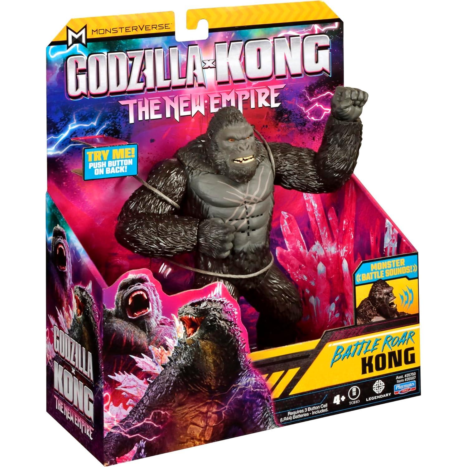 Figura de Kong con rugido de batalla 18 cm Playmates Toys