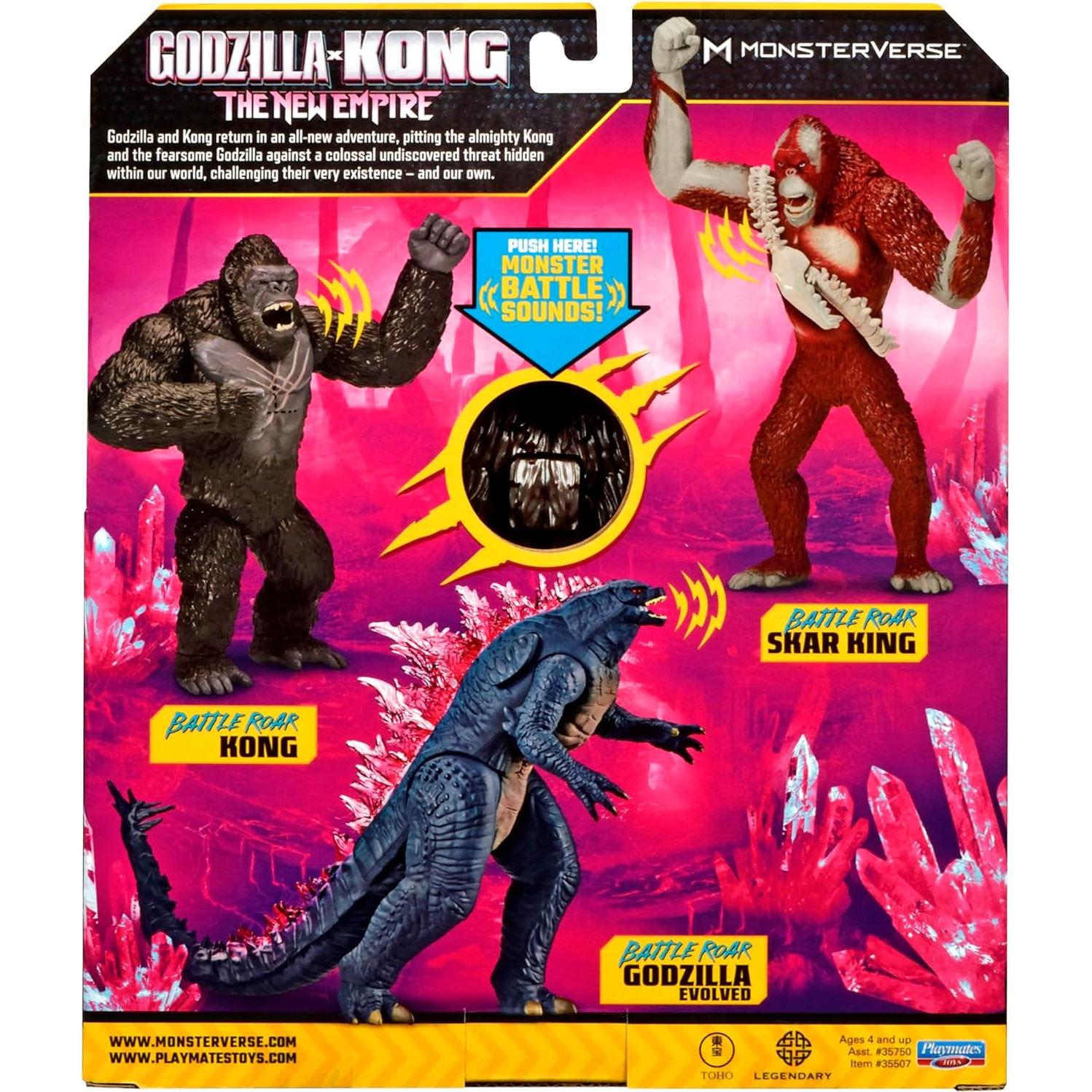 Figura de Kong con rugido de batalla 18 cm Playmates Toys
