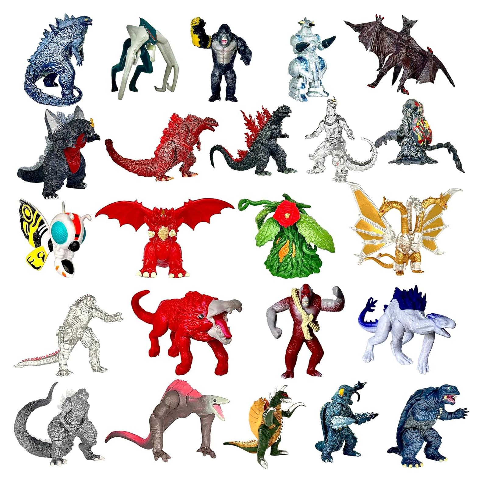 Set de 23 Figuras de Acción Godzilla x Kong TwCare