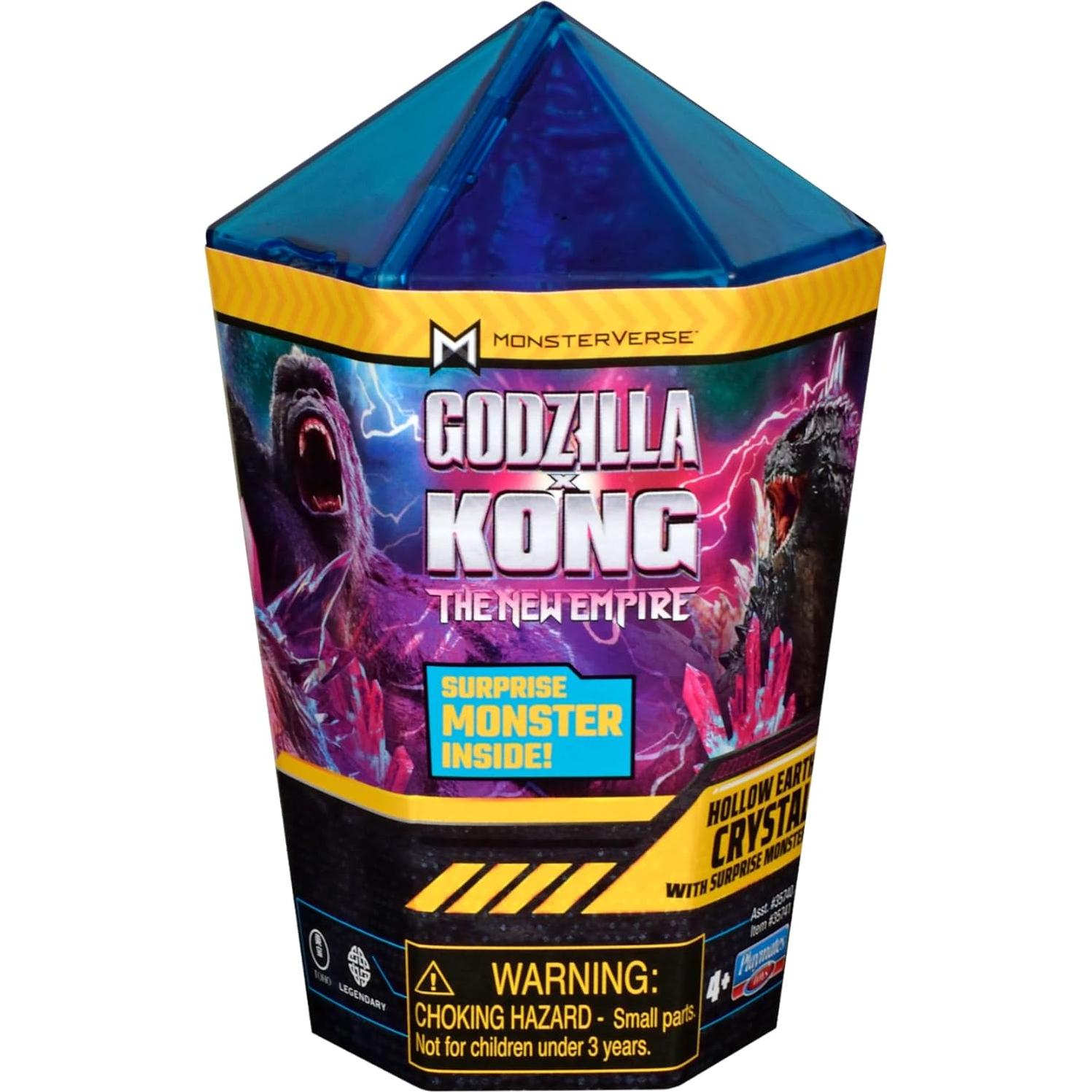 Cristal de Tierra Hueca Godzilla x Kong con Mini Monstruo