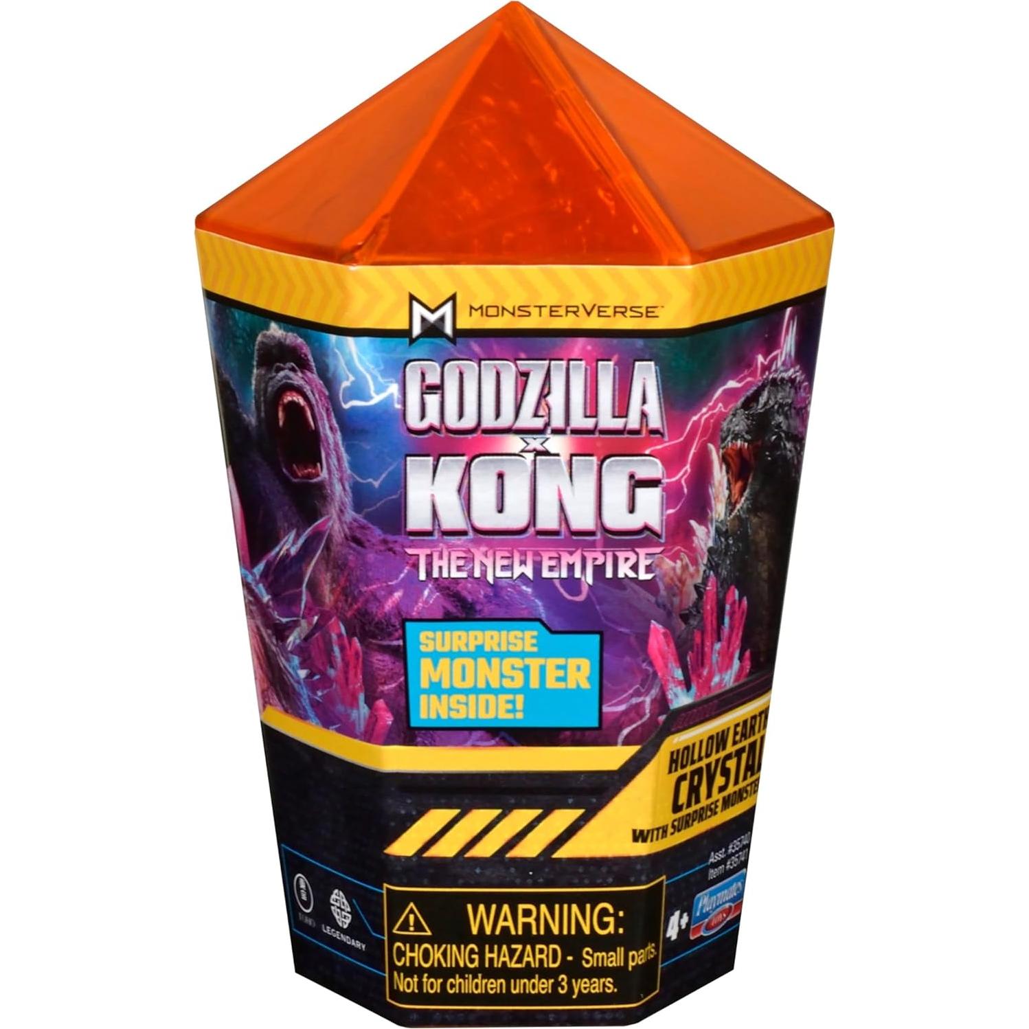 Cristal de Tierra Hueca Godzilla x Kong con Mini Monstruo