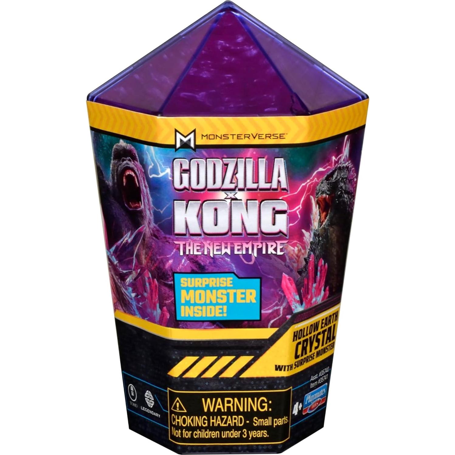 Cristal de Tierra Hueca Godzilla x Kong con Mini Monstruo