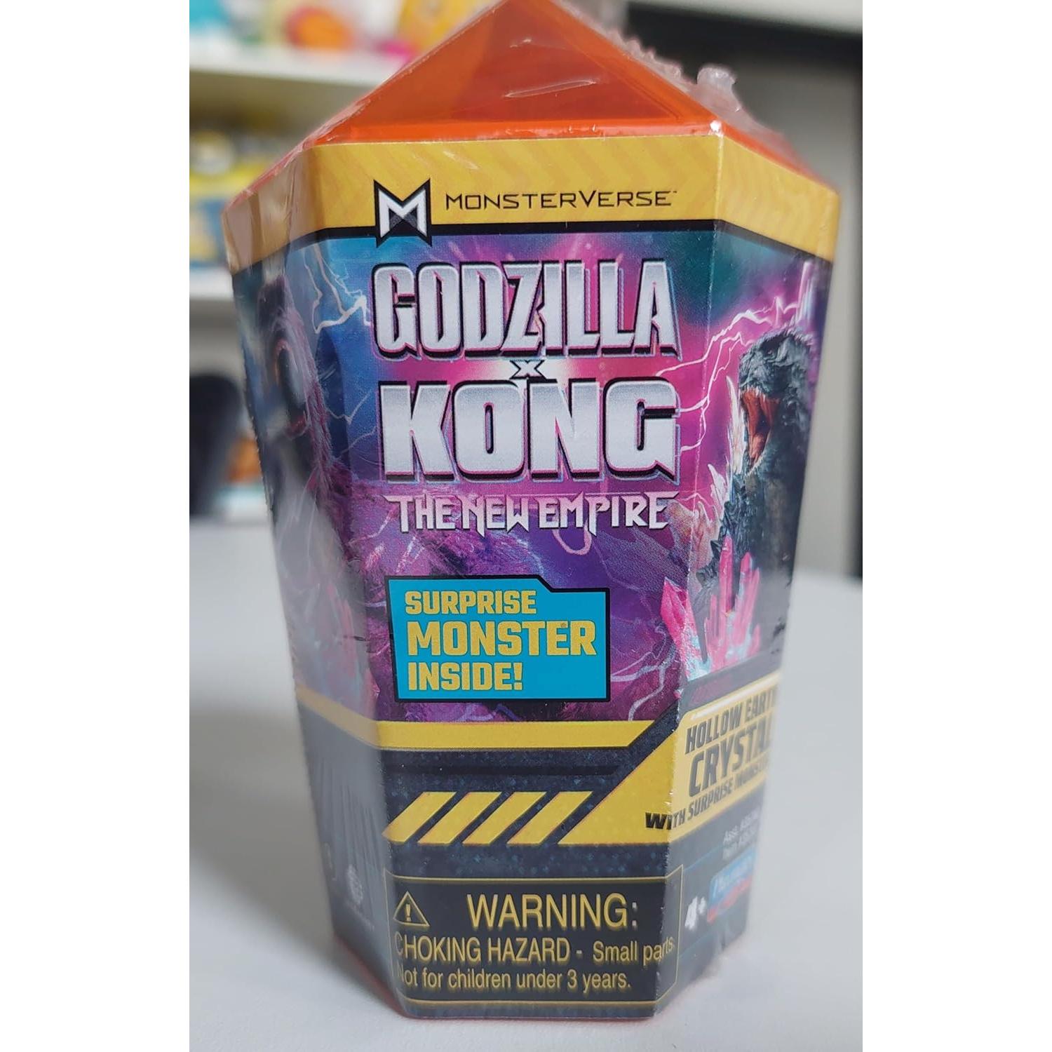 Cristal de Tierra Hueca Godzilla x Kong con Mini Monstruo