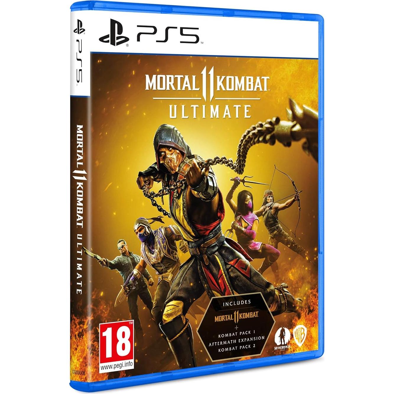 Mortal Kombat 11 Ultimate PS5 - Incluye Kombat Packs y 4K