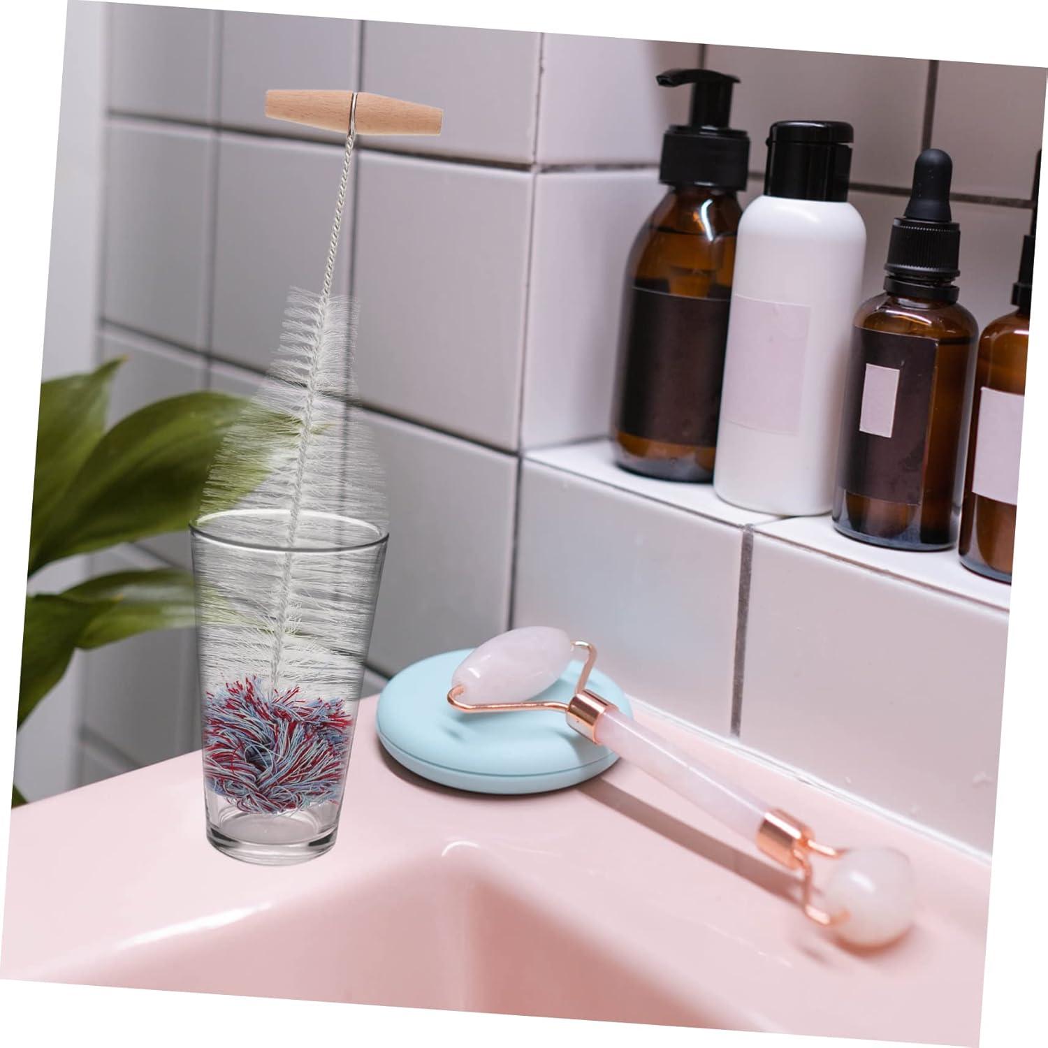 Cepillo Limpiador de Botellas OUNONA 2 Piezas Flexible 32.9cm