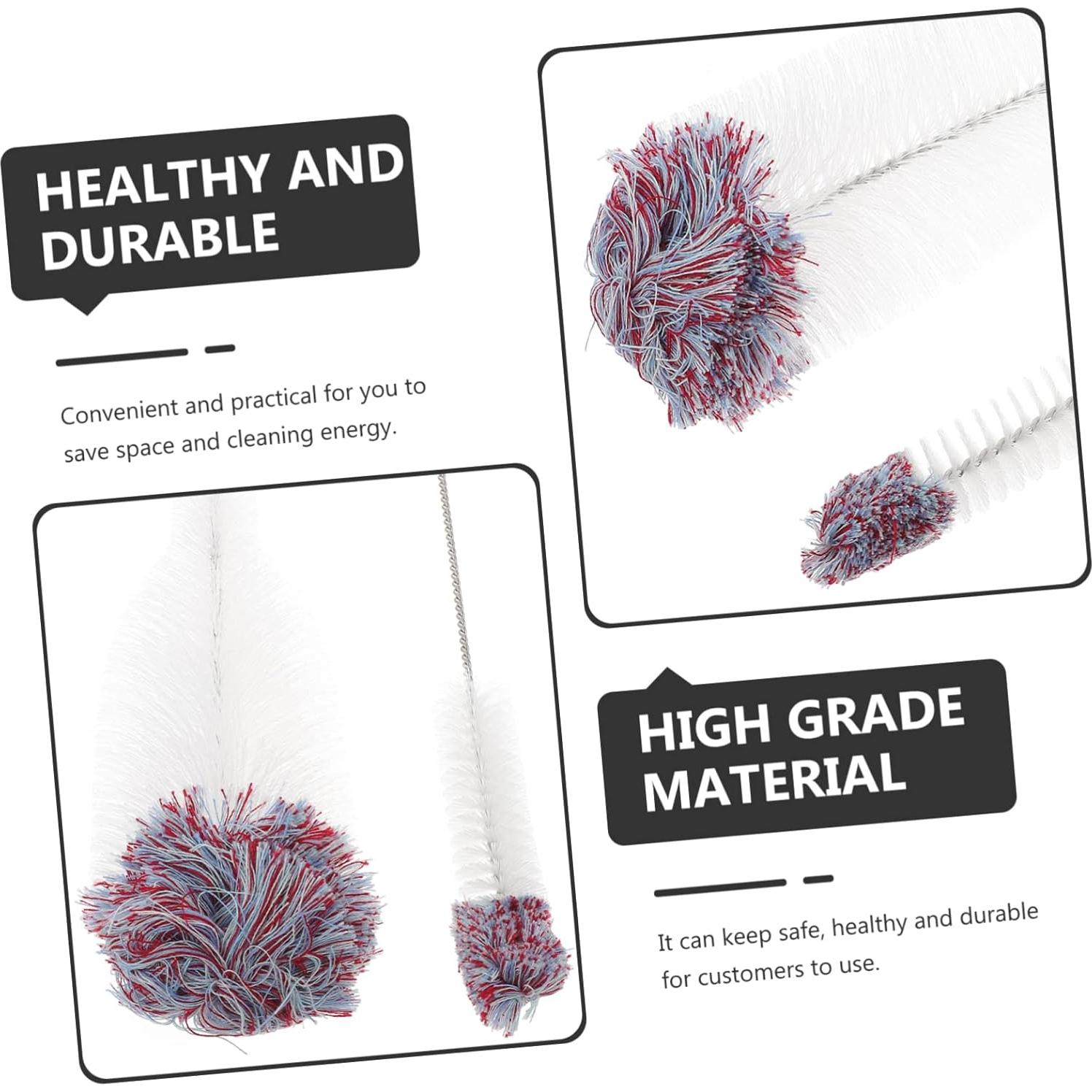 Cepillo Limpiador de Botellas OUNONA 2 Piezas Flexible 32.9cm