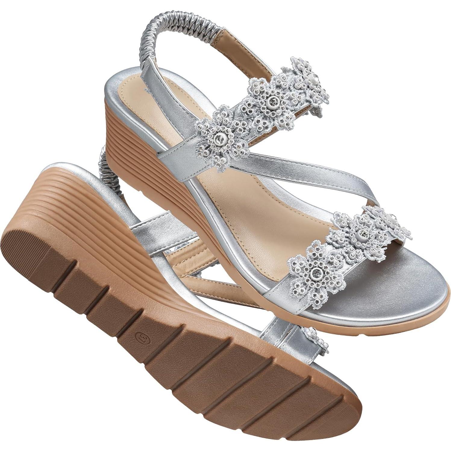 Sandalias de Cuña TEMOFON para Mujer - Elegantes y Cómodas