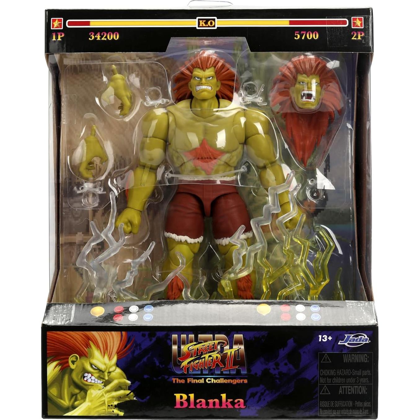 Figura de Acción Blanka Jada Toys 1:12 Articulada Coleccionable