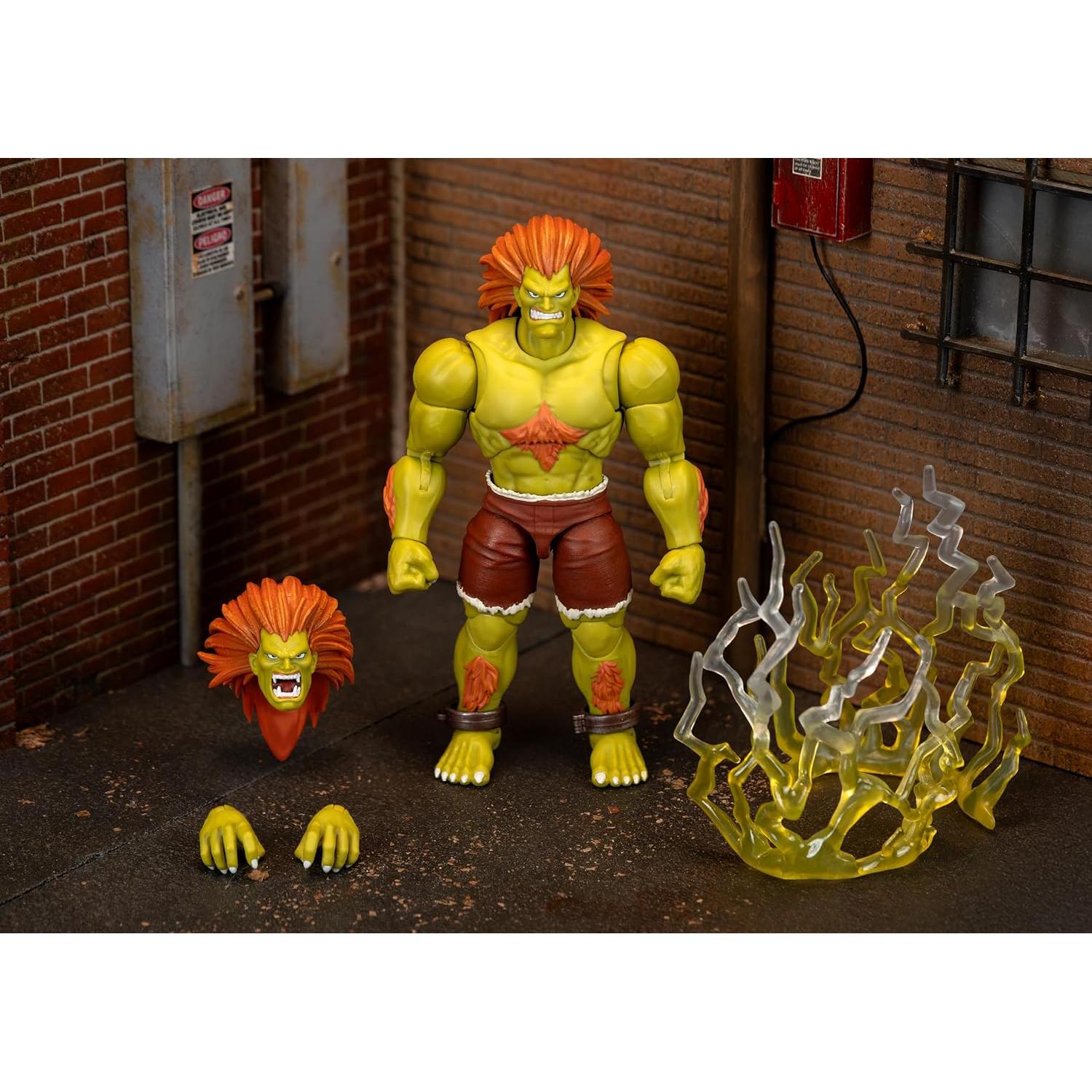 Figura de Acción Blanka Jada Toys 1:12 Articulada Coleccionable