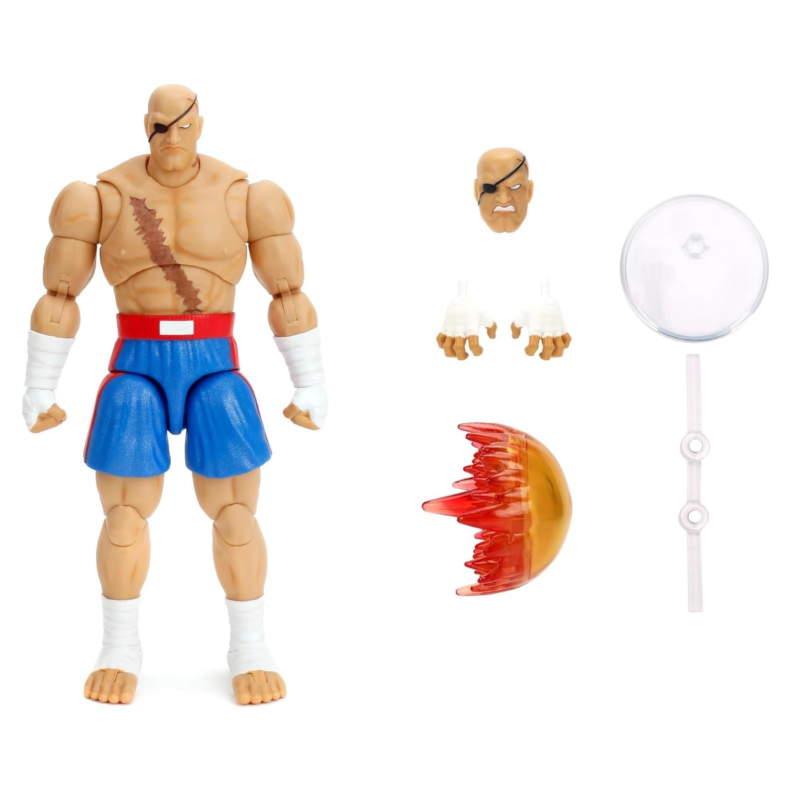 Figura de Acción Jada Toys Sagat 1:12 Articulada 19.3 cm