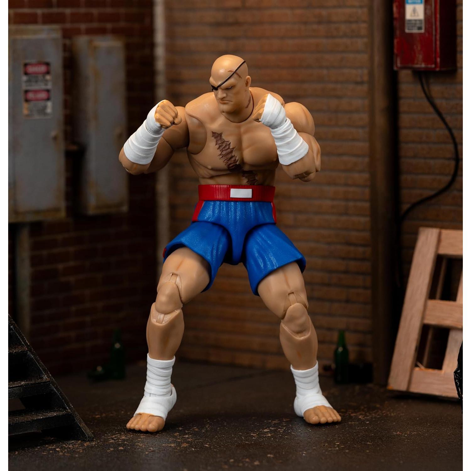 Figura de Acción Jada Toys Sagat 1:12 Articulada 19.3 cm