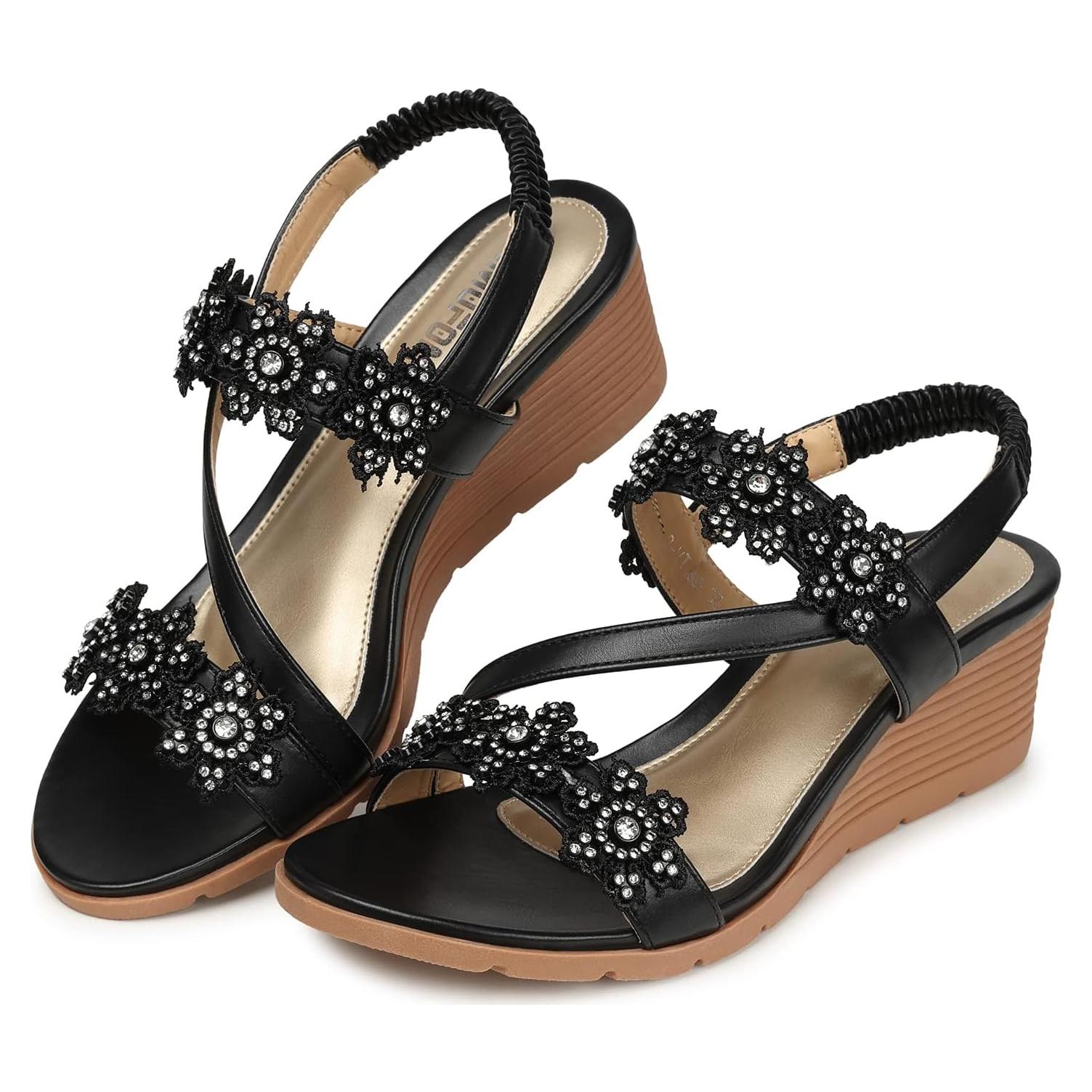 Sandalias Wedge TEMOFON para Mujeres Elegantes - Verano 2025