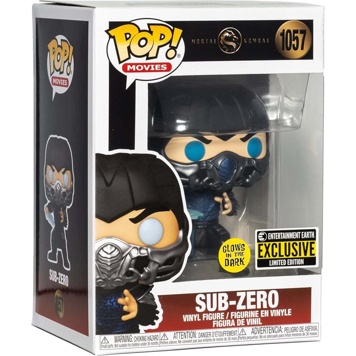 Figura Funko Pop Sub-Zero Mortal Kombat Edición Limitada 10cm