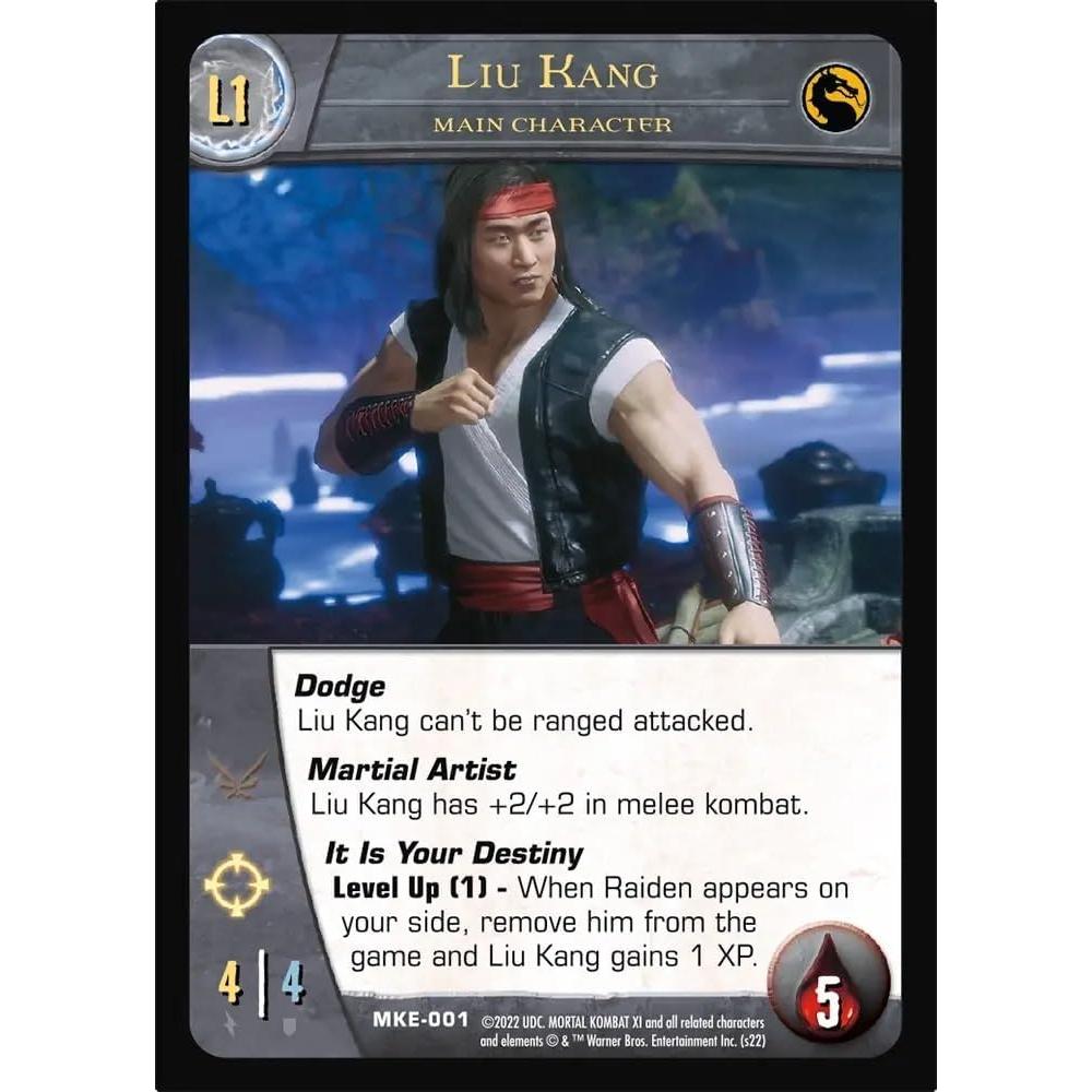 Juego de Cartas Mortal Kombat 11 Upper Deck 200 Cartas