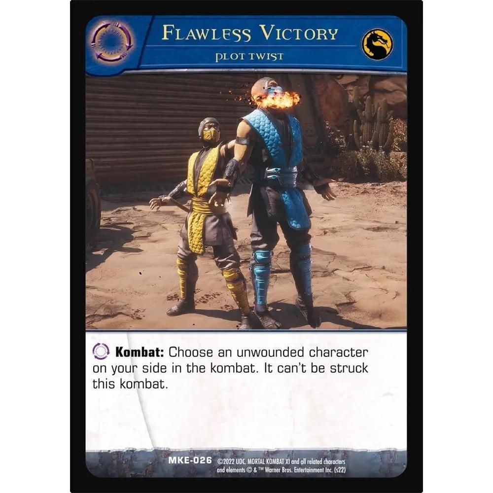 Juego de Cartas Mortal Kombat 11 Upper Deck 200 Cartas