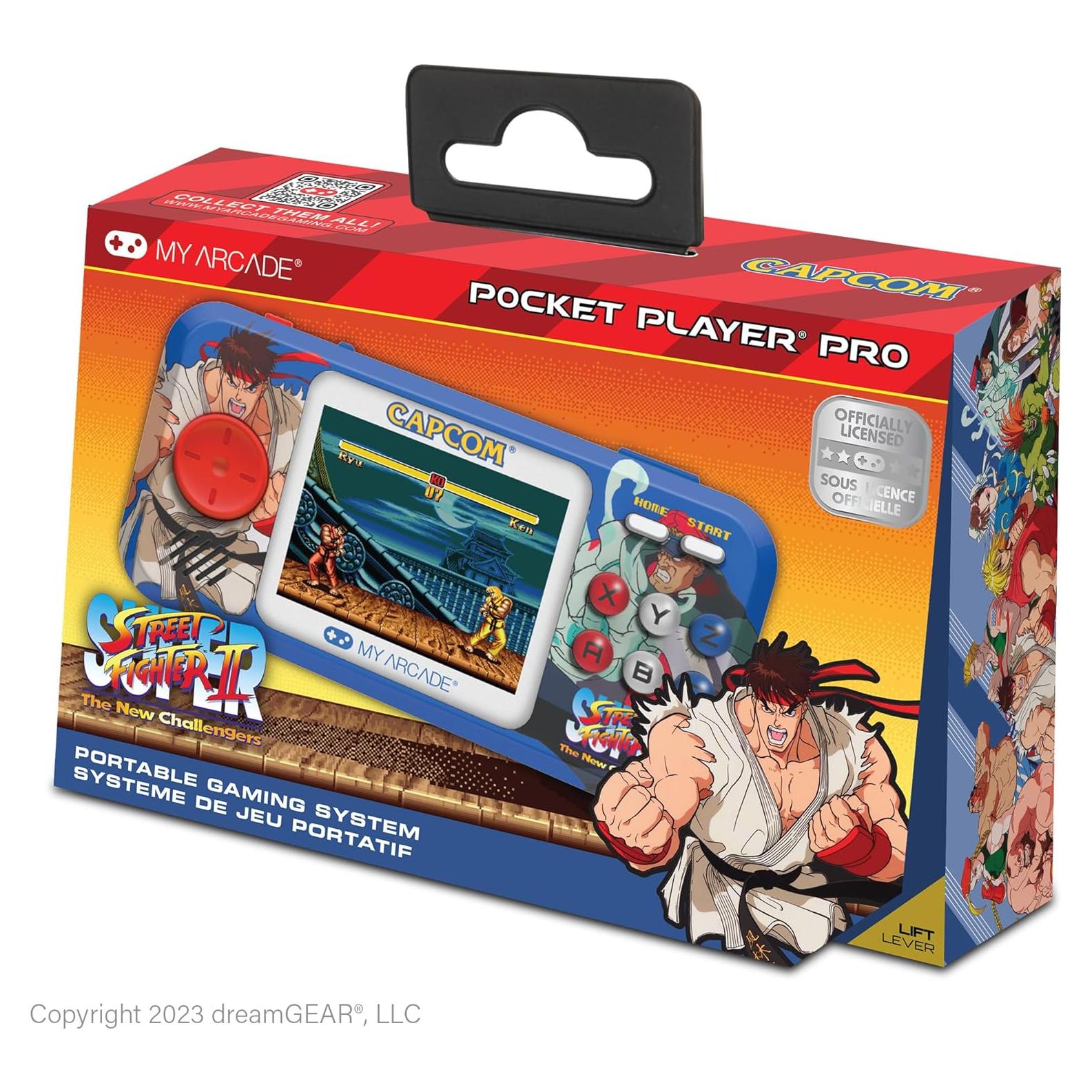 Consola Portátil Mi Arcade Street Fighter II 2 Juegos en 1