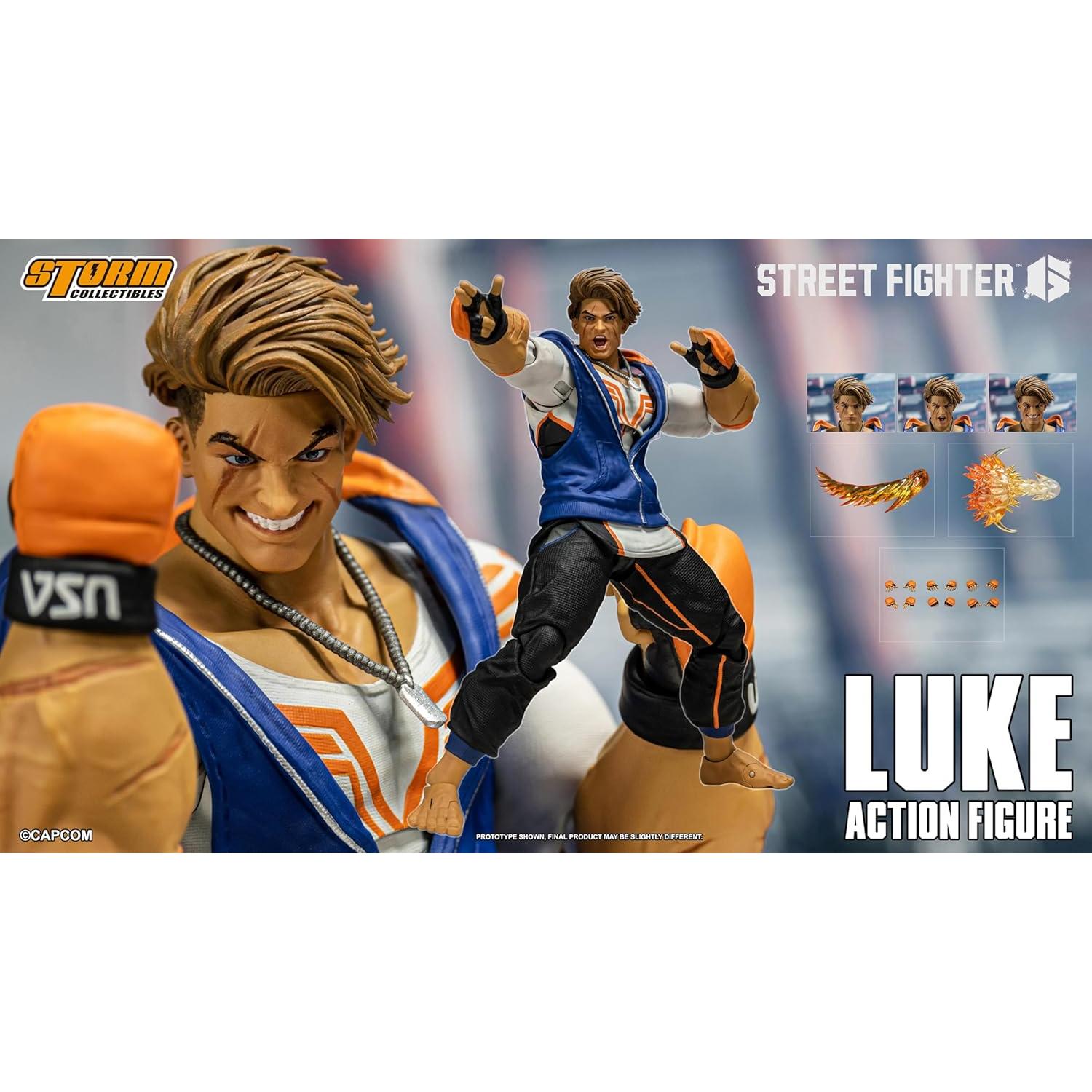 Figura de Acción Storm Collectibles Luke Street Fighter 6 1:12