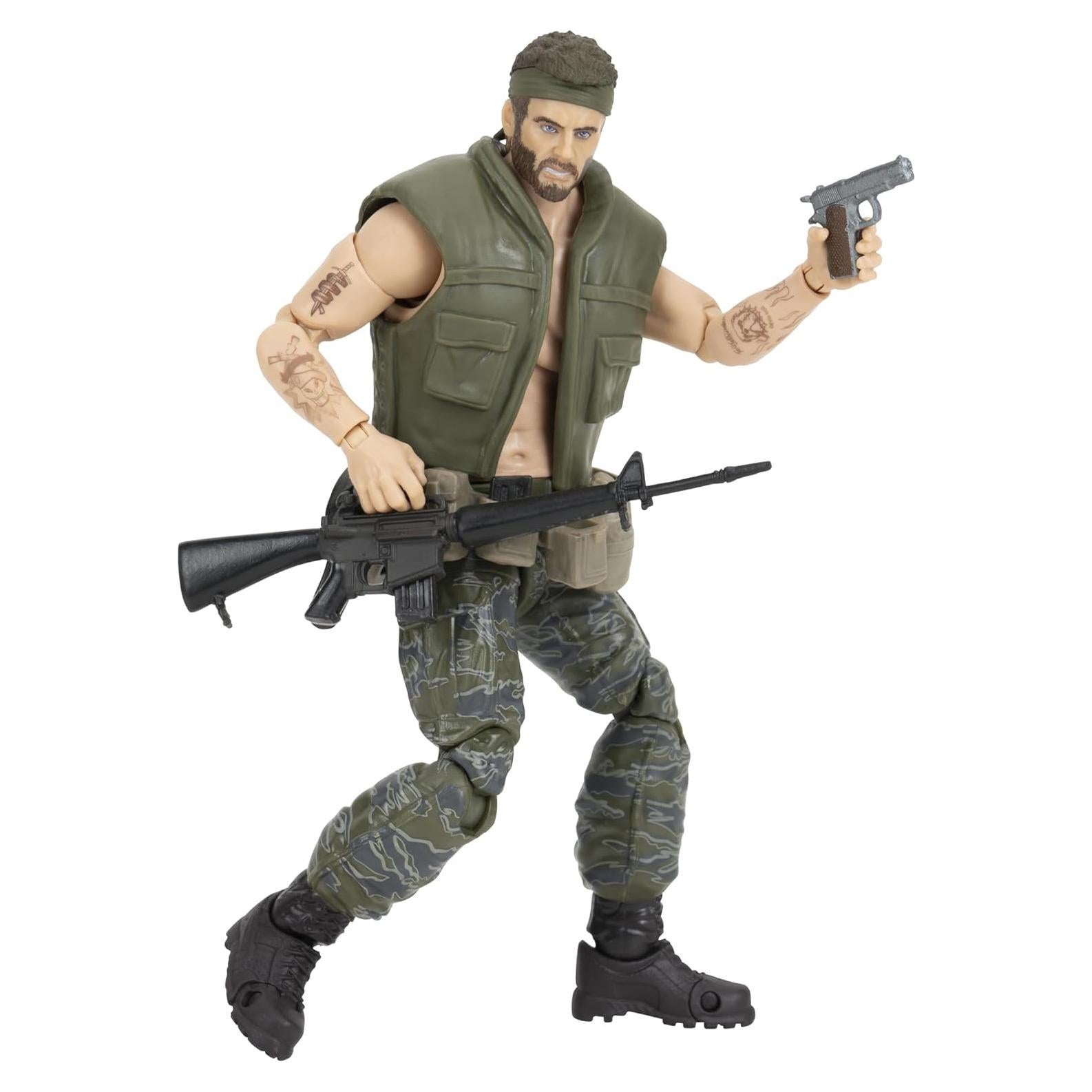 Figura Articulada Frank Woods Call of Duty 16.5 cm con Accesorios