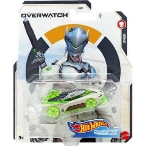 Juego de 5 Autos Hot Wheels Overwatch 2020 - Genji, D.Va, Tracer, Soldado 76, Reaper - Escala 1:64