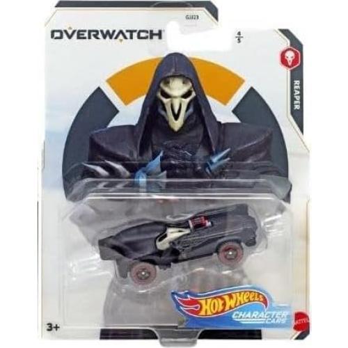 Juego de 5 Autos Hot Wheels Overwatch 2020 - Genji, D.Va, Tracer, Soldado 76, Reaper - Escala 1:64