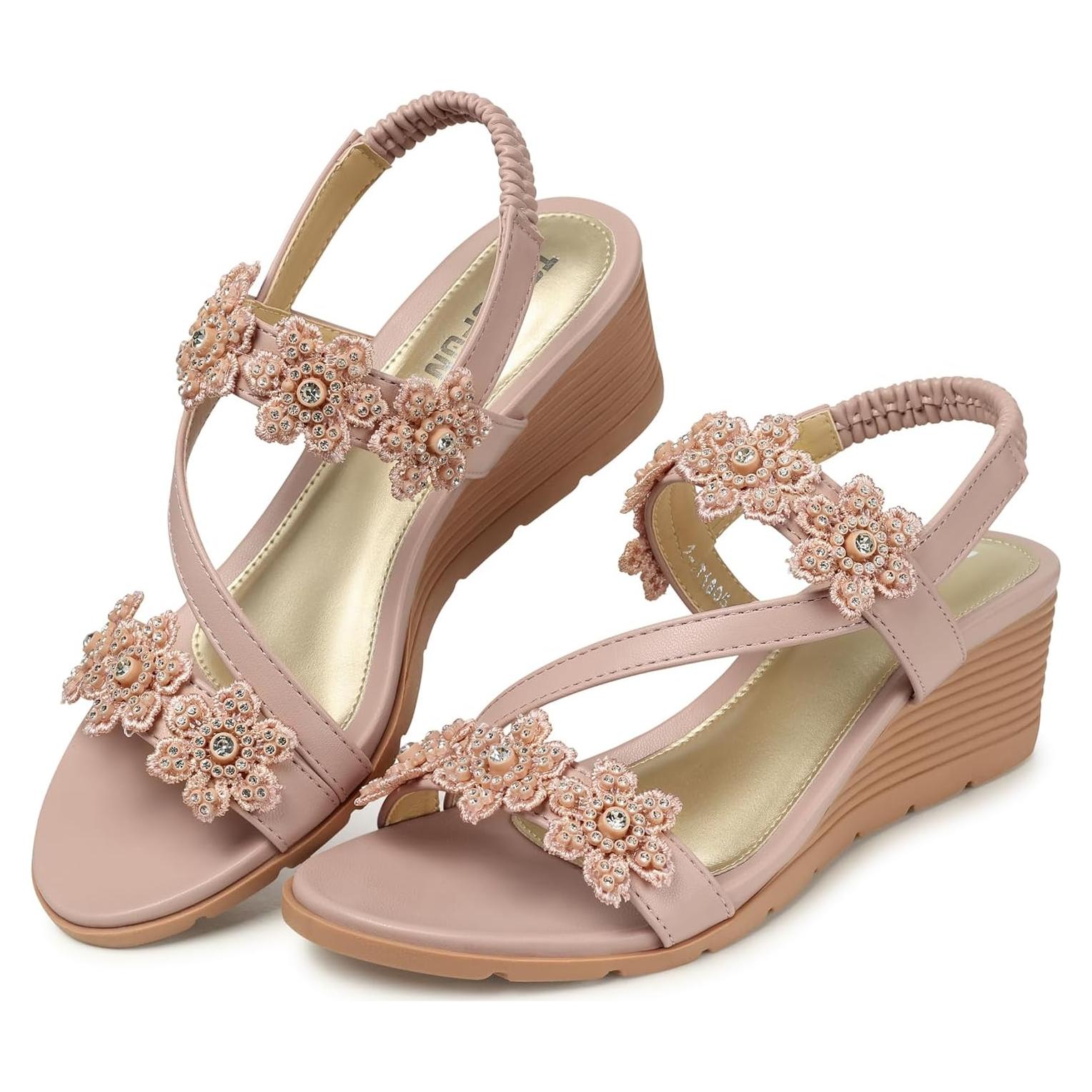 Sandalias de Cuña TEMOFON para Mujer - Verano Elegantes