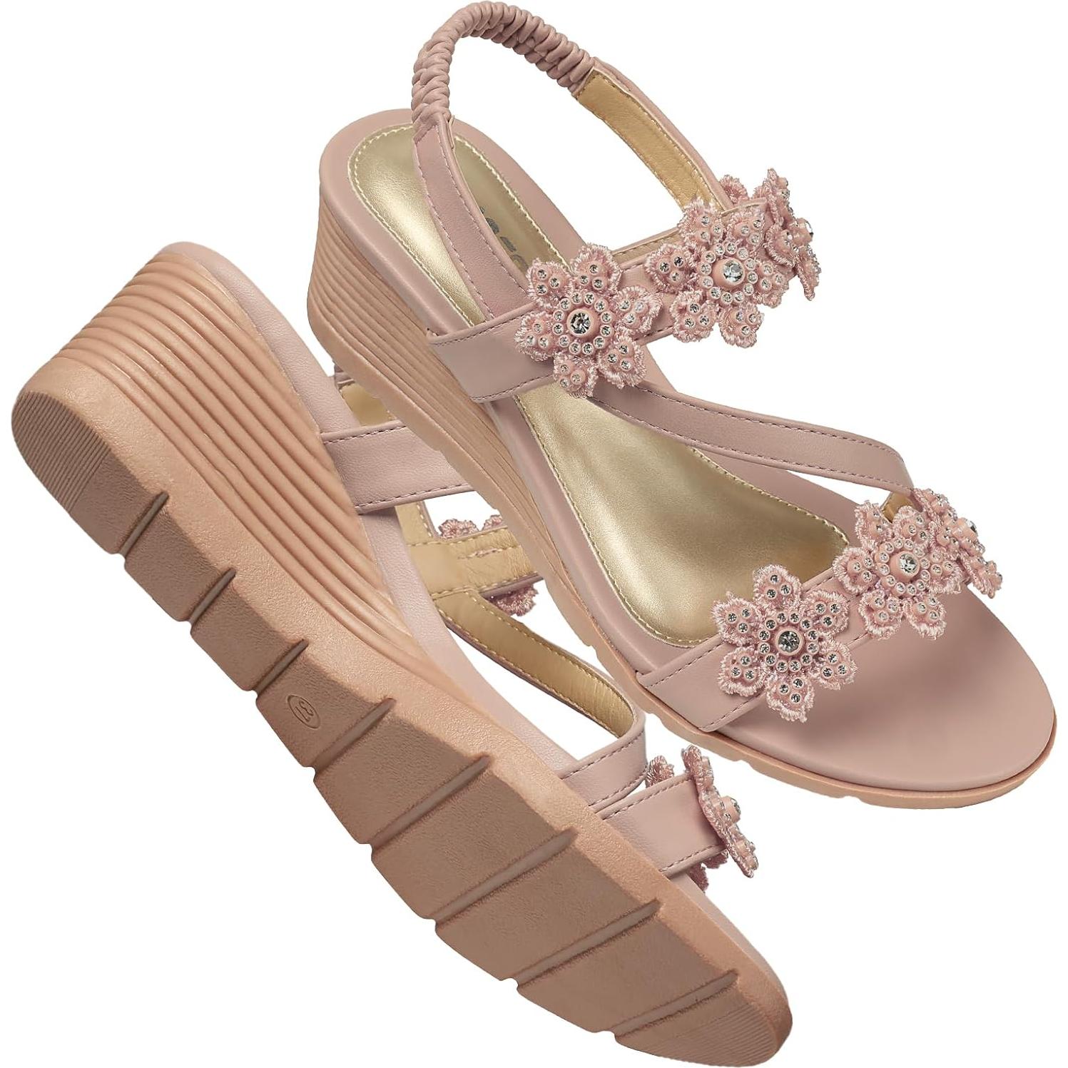Sandalias de Cuña TEMOFON para Mujer - Verano Elegantes