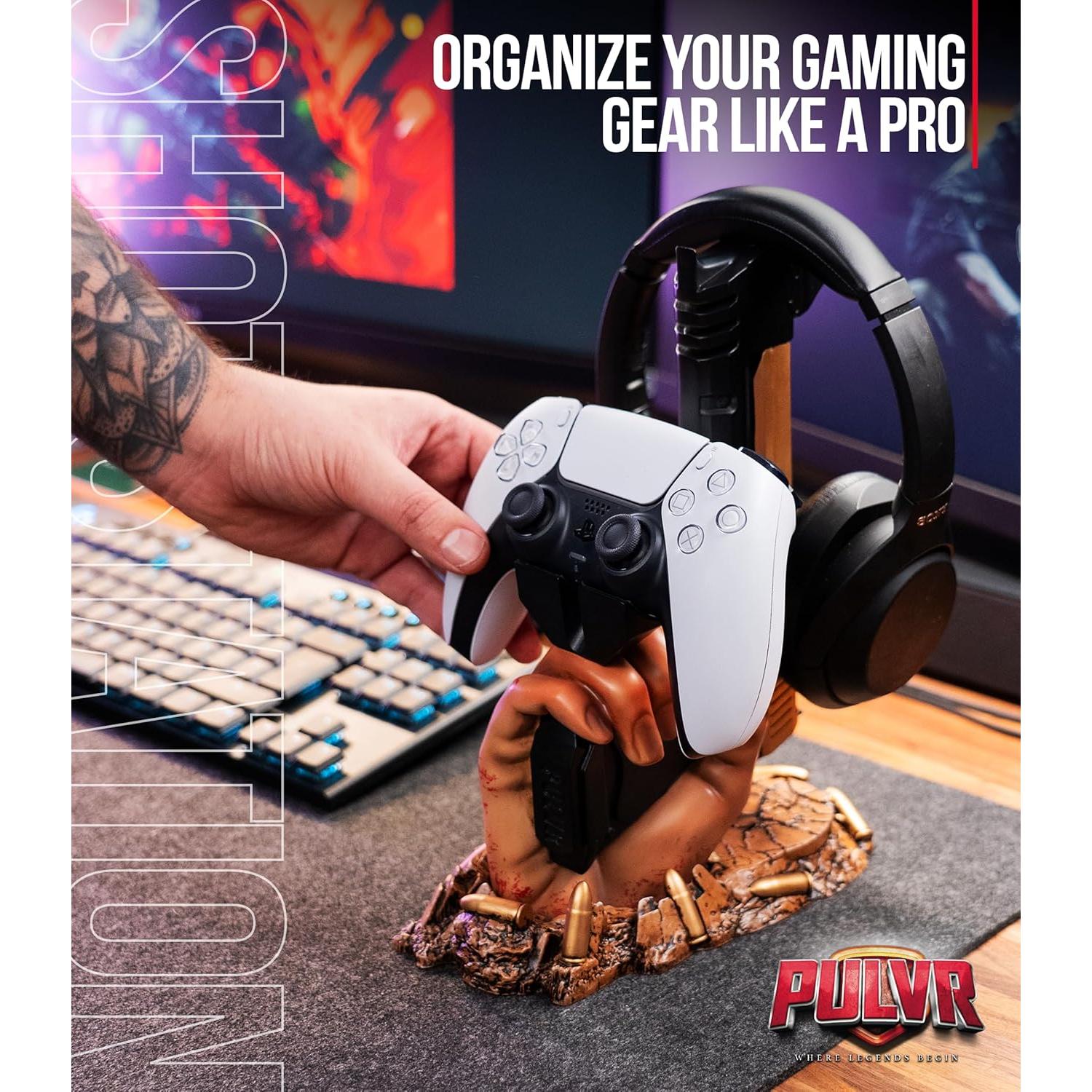Soporte para Controlador y Auriculares PULVR - Hecho a Mano