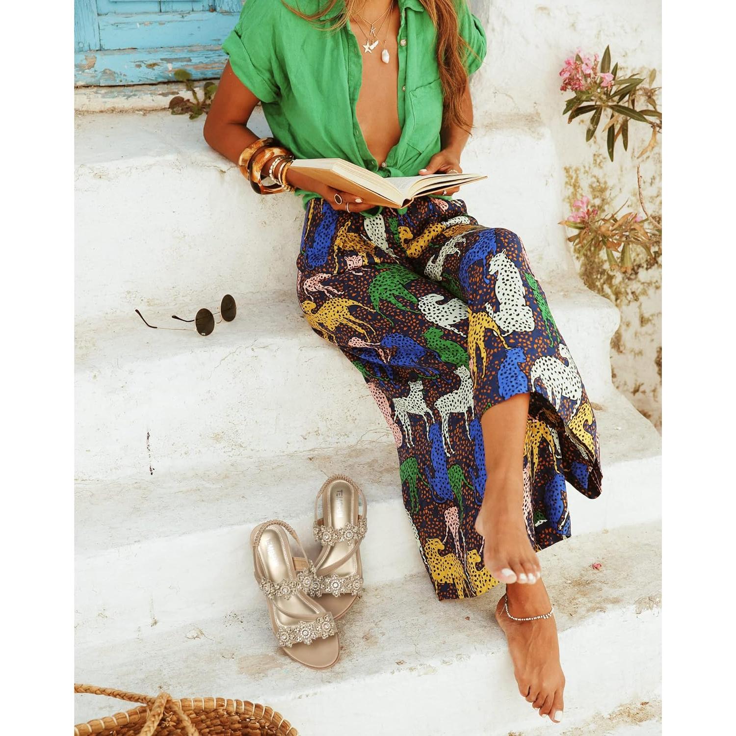 Sandalias de cuña TEMOFON para mujer - Verano cómodas