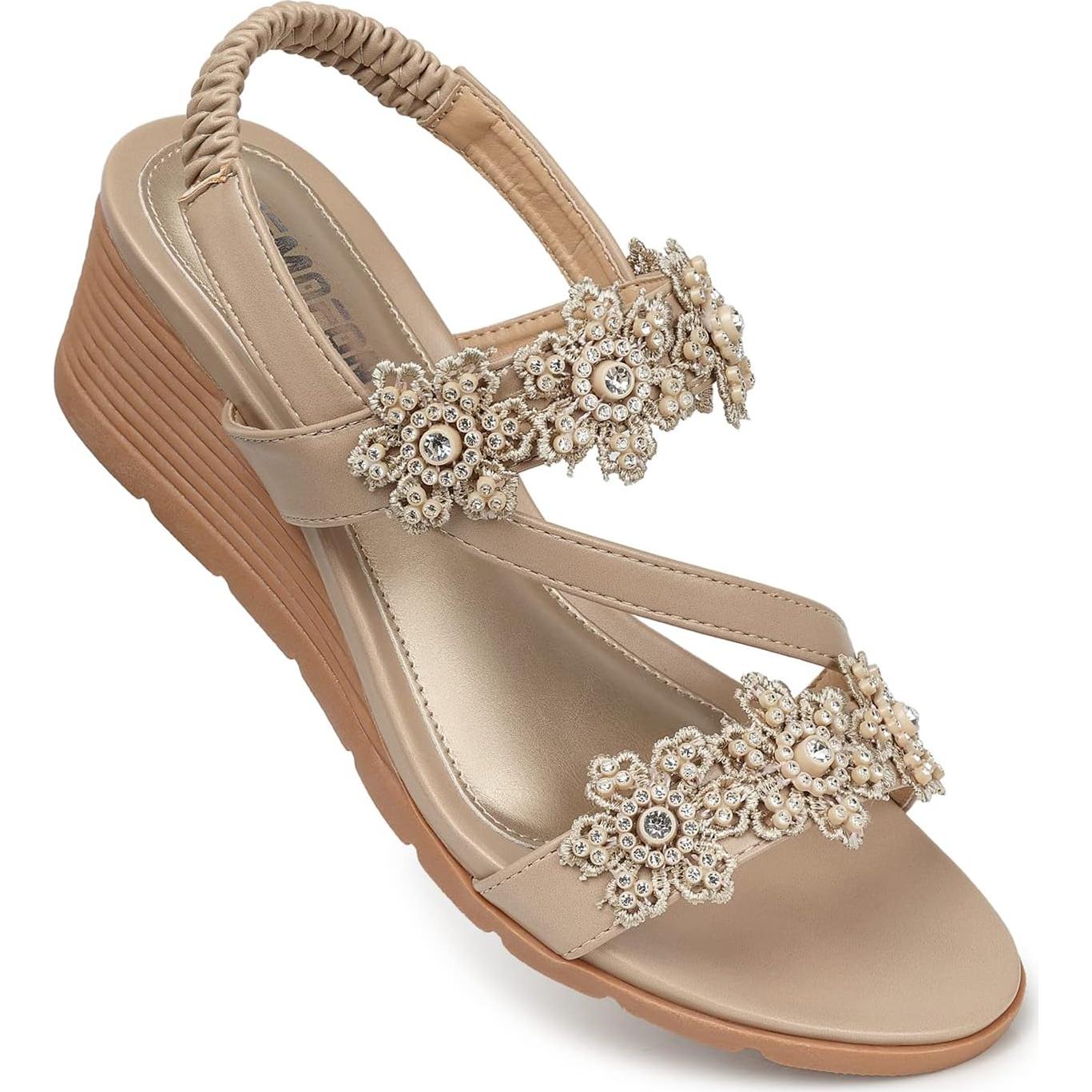 Sandalias Wedge TEMOFON para Mujeres Elegantes - Verano 2025