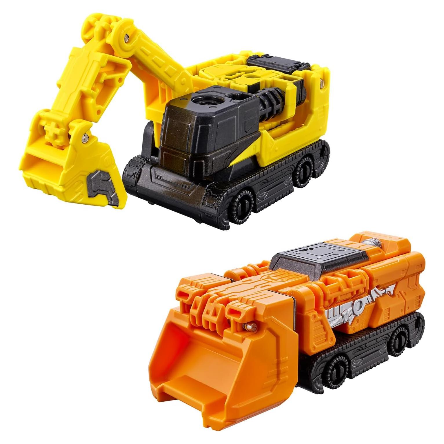 Set de Vehículos DX Bunbun Builder Bandai - Shovel y Dozer