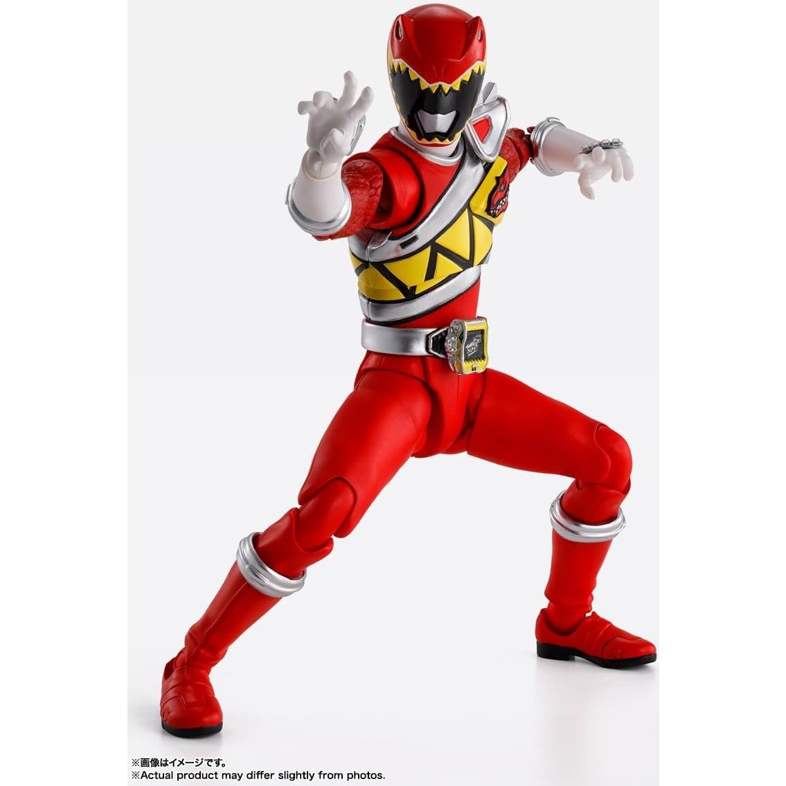 Figura de Acción BANDAI SPIRITS Kyoryu Rojo 145 mm