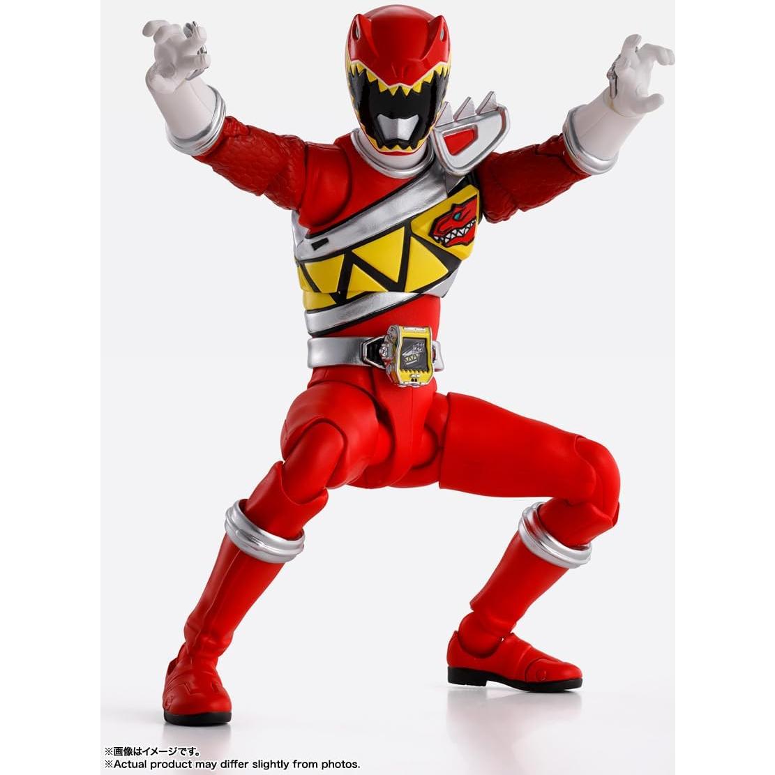 Figura de Acción BANDAI SPIRITS Kyoryu Rojo 145 mm