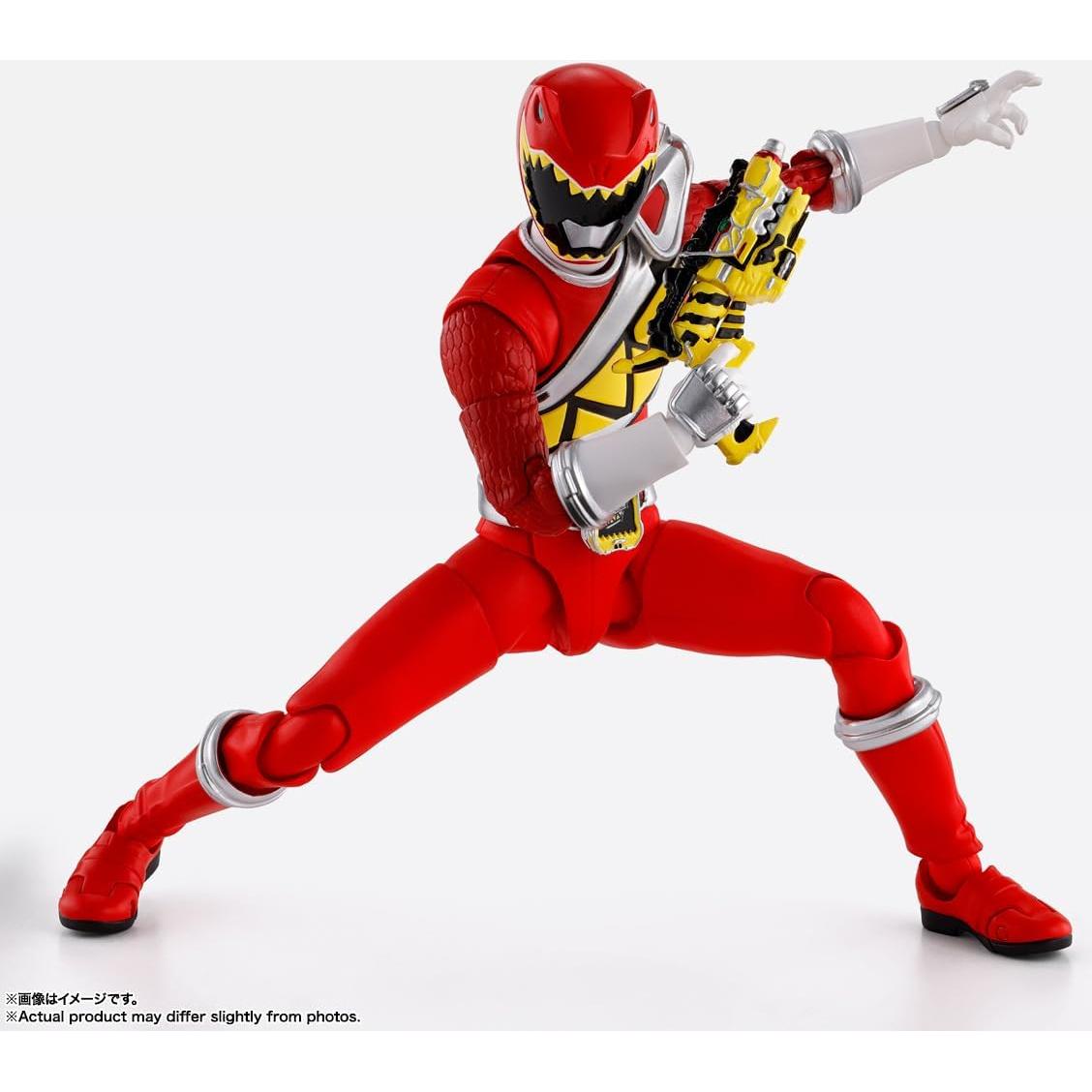 Figura de Acción BANDAI SPIRITS Kyoryu Rojo 145 mm