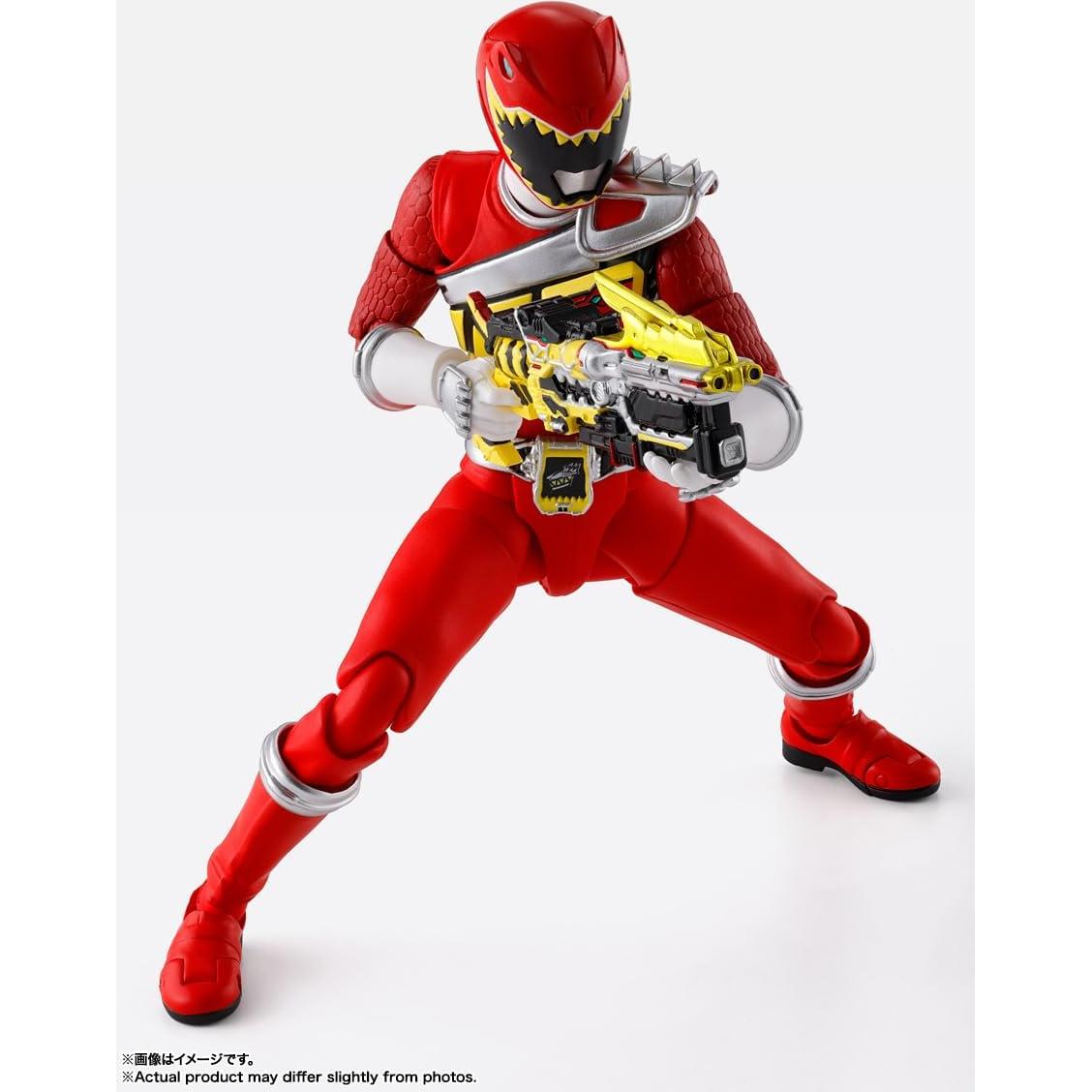 Figura de Acción BANDAI SPIRITS Kyoryu Rojo 145 mm