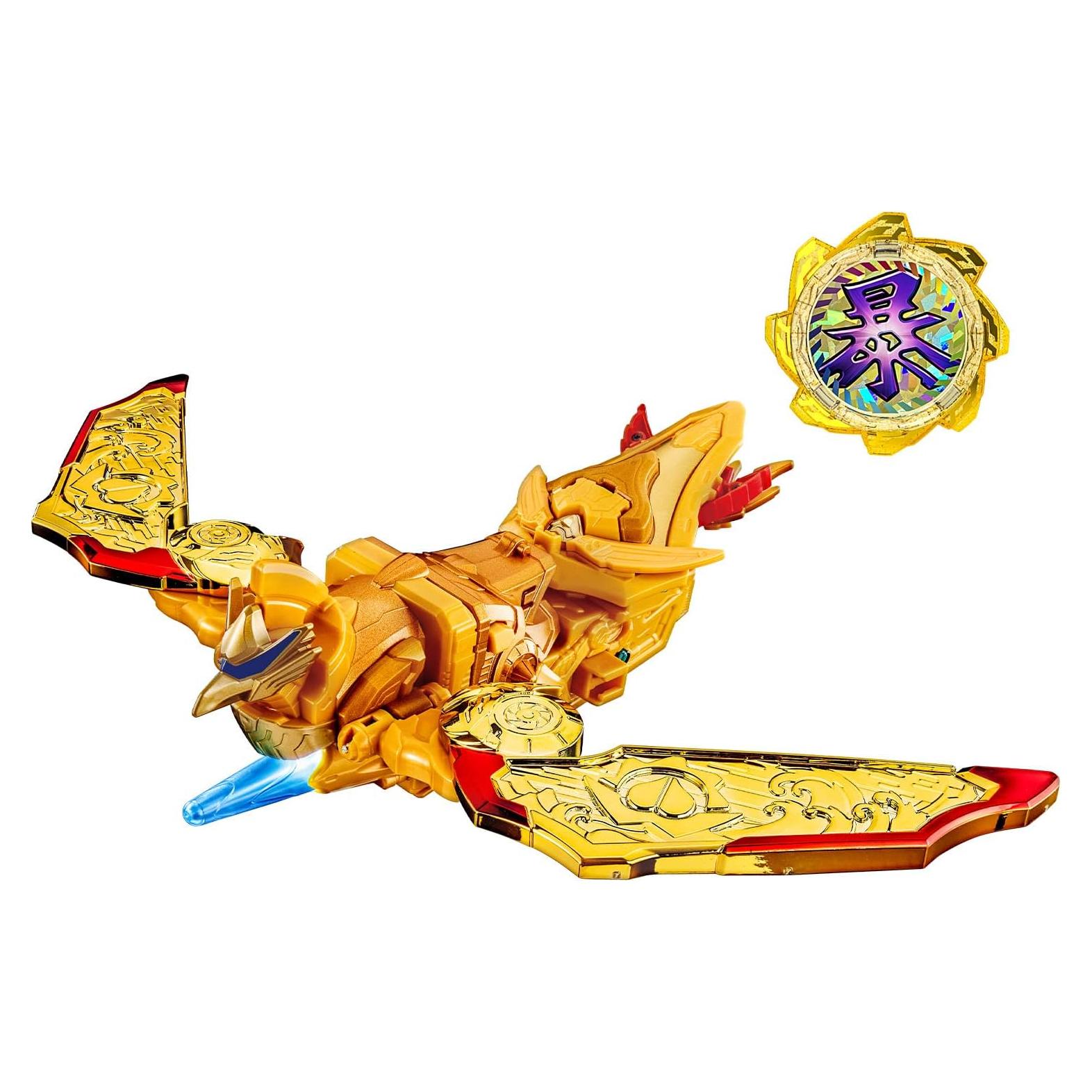 Juguete Bandai DX Omikoshi Phoenix Donbrothers Fénix Amarillo