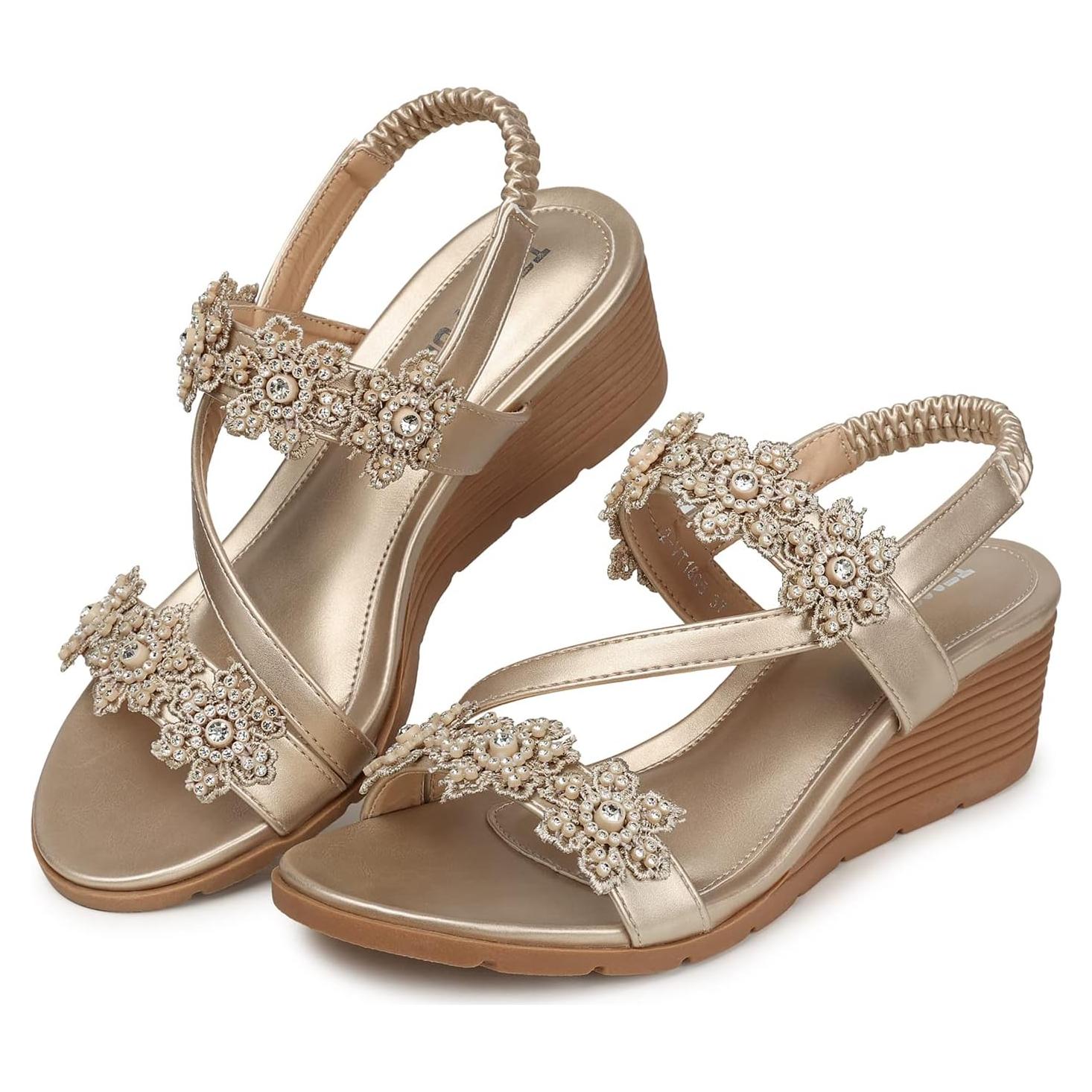 Sandalias Wedge TEMOFON para Mujeres Elegantes - Verano 2025