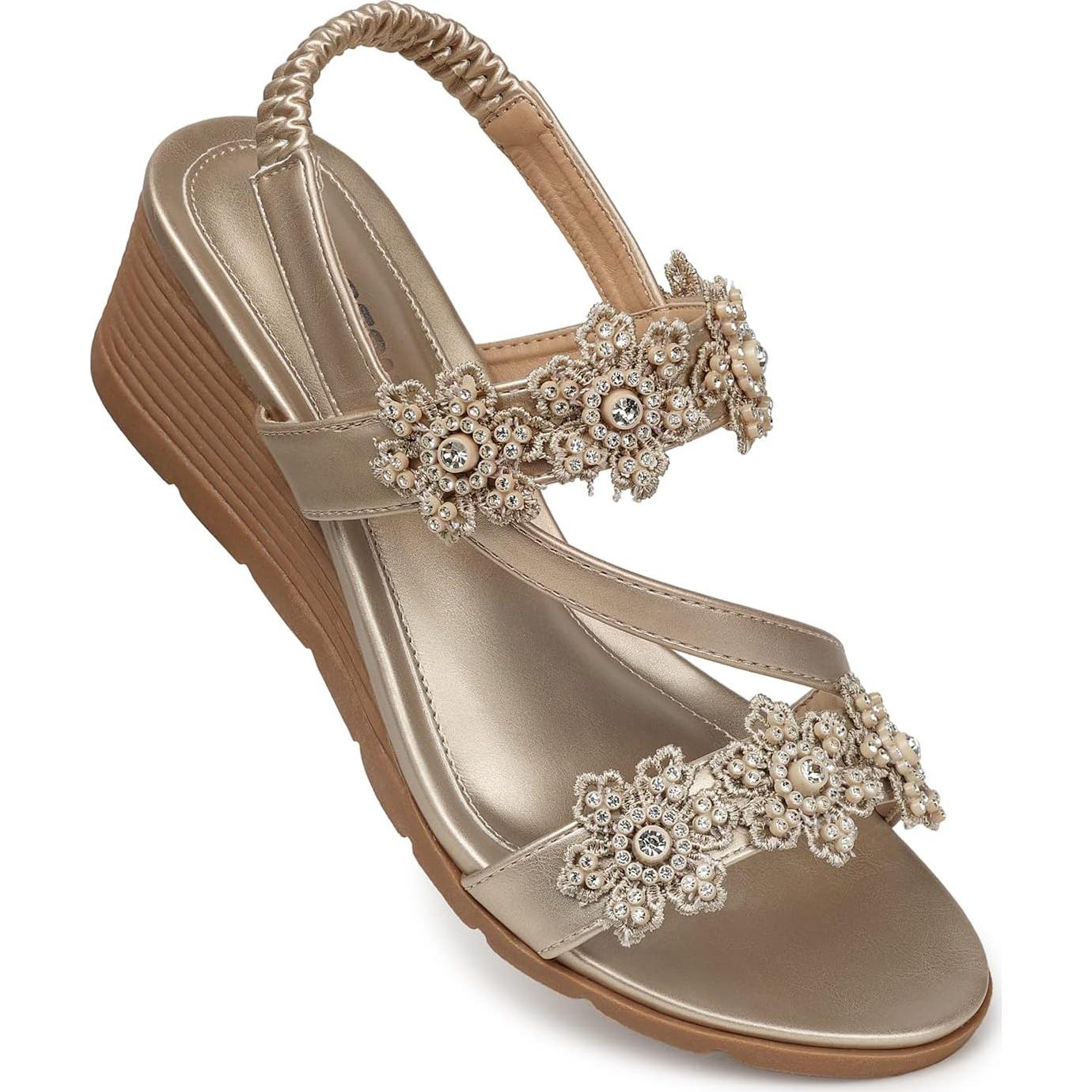 Sandalias Wedge TEMOFON para Mujeres Elegantes - Verano 2025