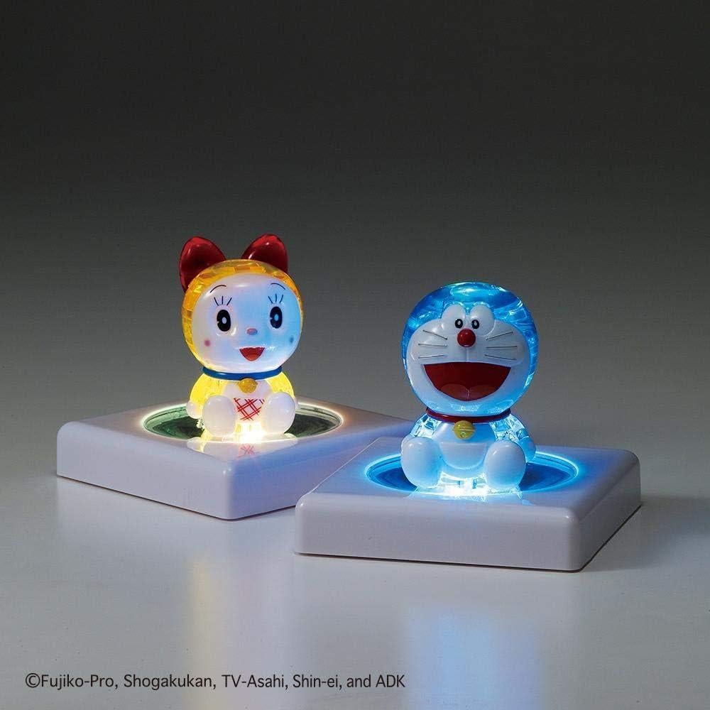 Rompecabezas 3D de Cristal Doraemon y Dorami 57 Piezas