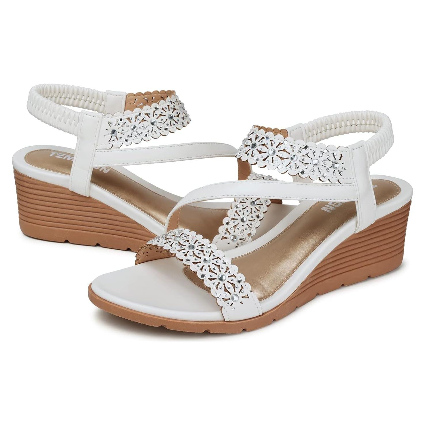 Sandalias Wedge TEMOFON para Mujeres Elegantes - Verano 2025