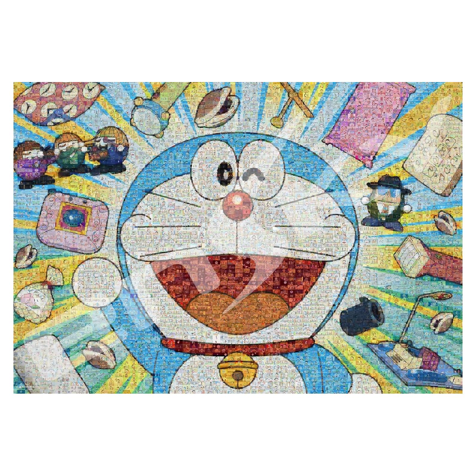 Rompecabezas 1000 Piezas Ensky Doraemon Arte Mosaico 51x73.5cm