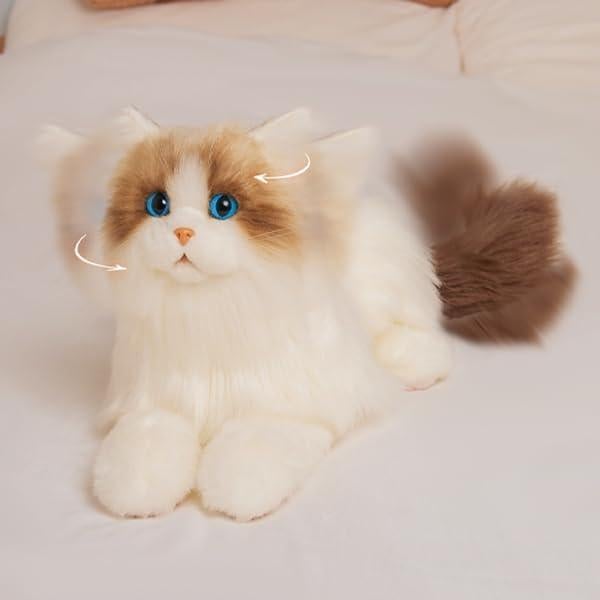 Gato Robot Interactivo Chongker 30cm Peluche Realista con Sonido